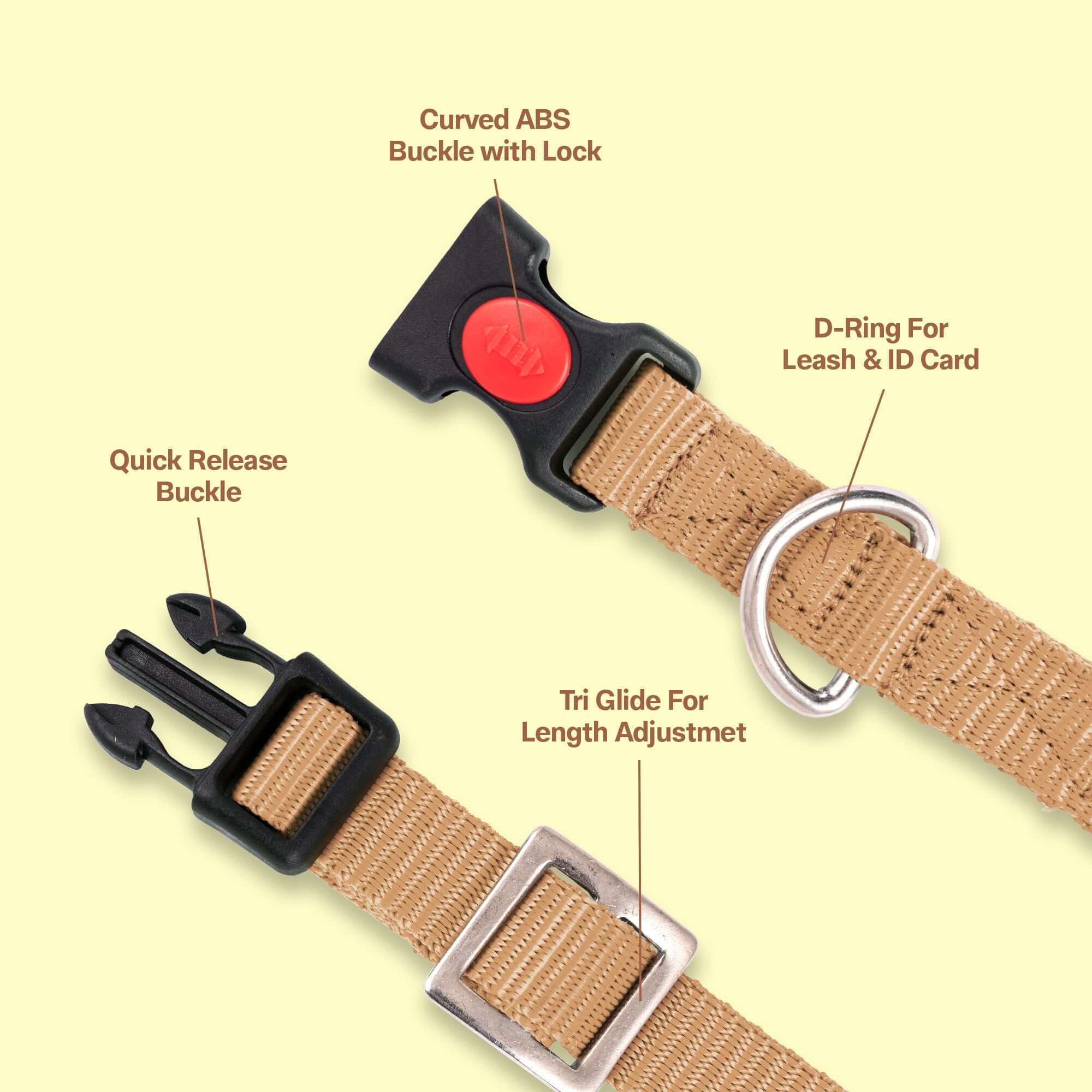 Adil's Nylon Quick Release Cat Collar -19mm