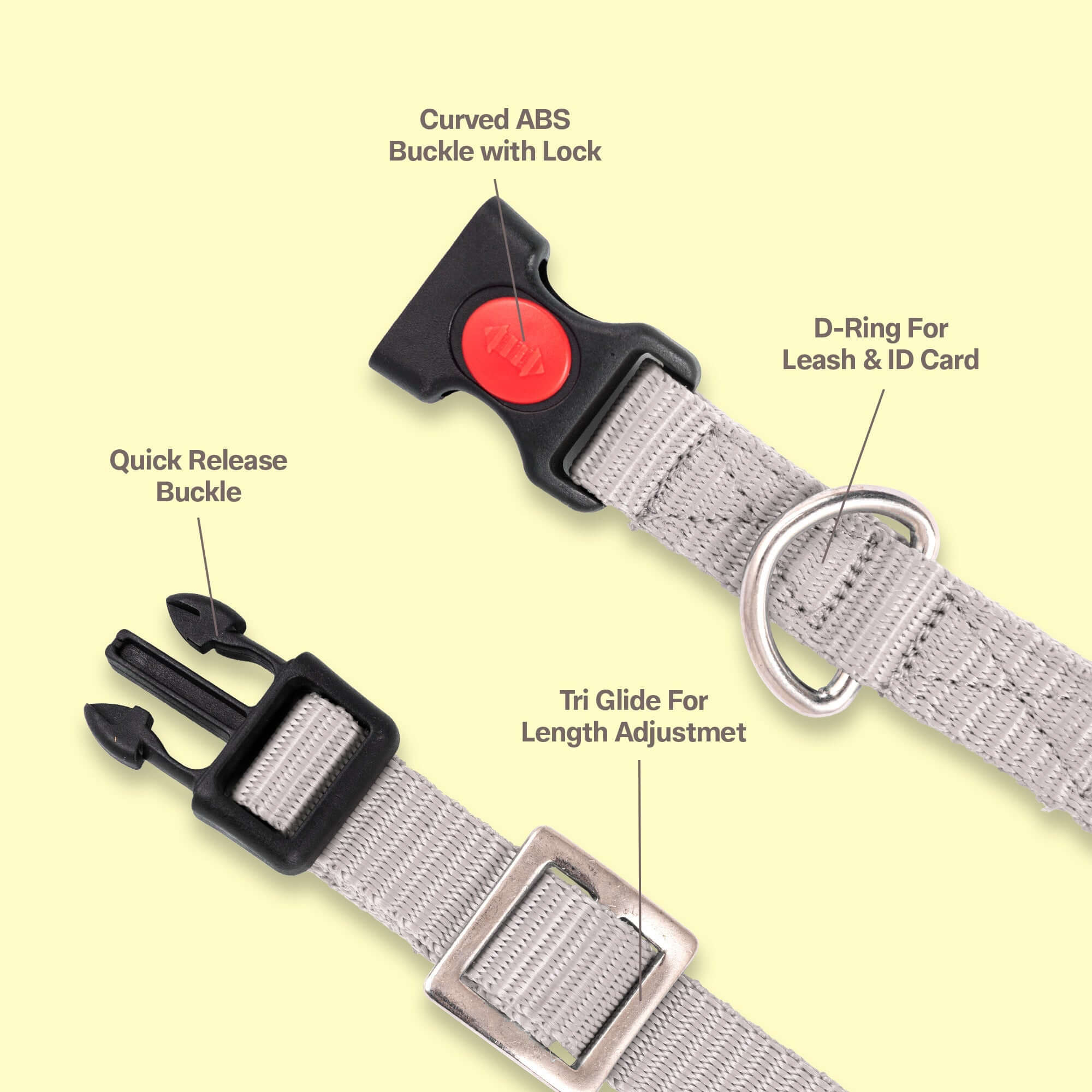 Adil's Nylon Quick Release Cat Collar -19mm