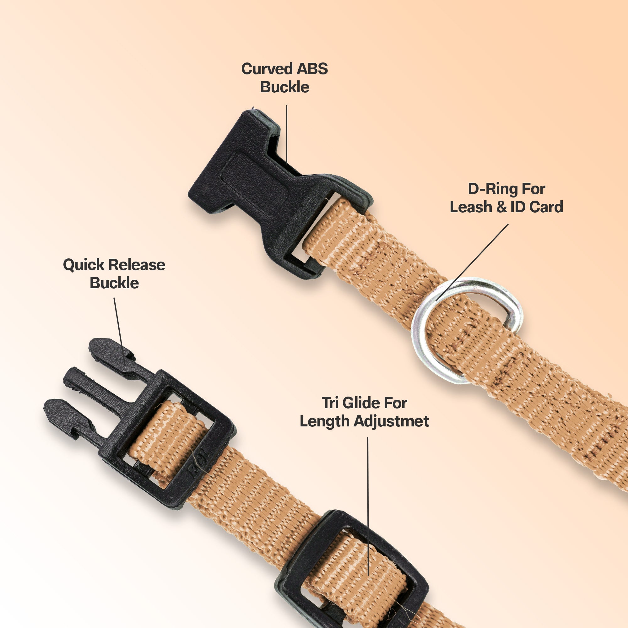 Adil's Nylon Quick Release Cat Collar 12 mm