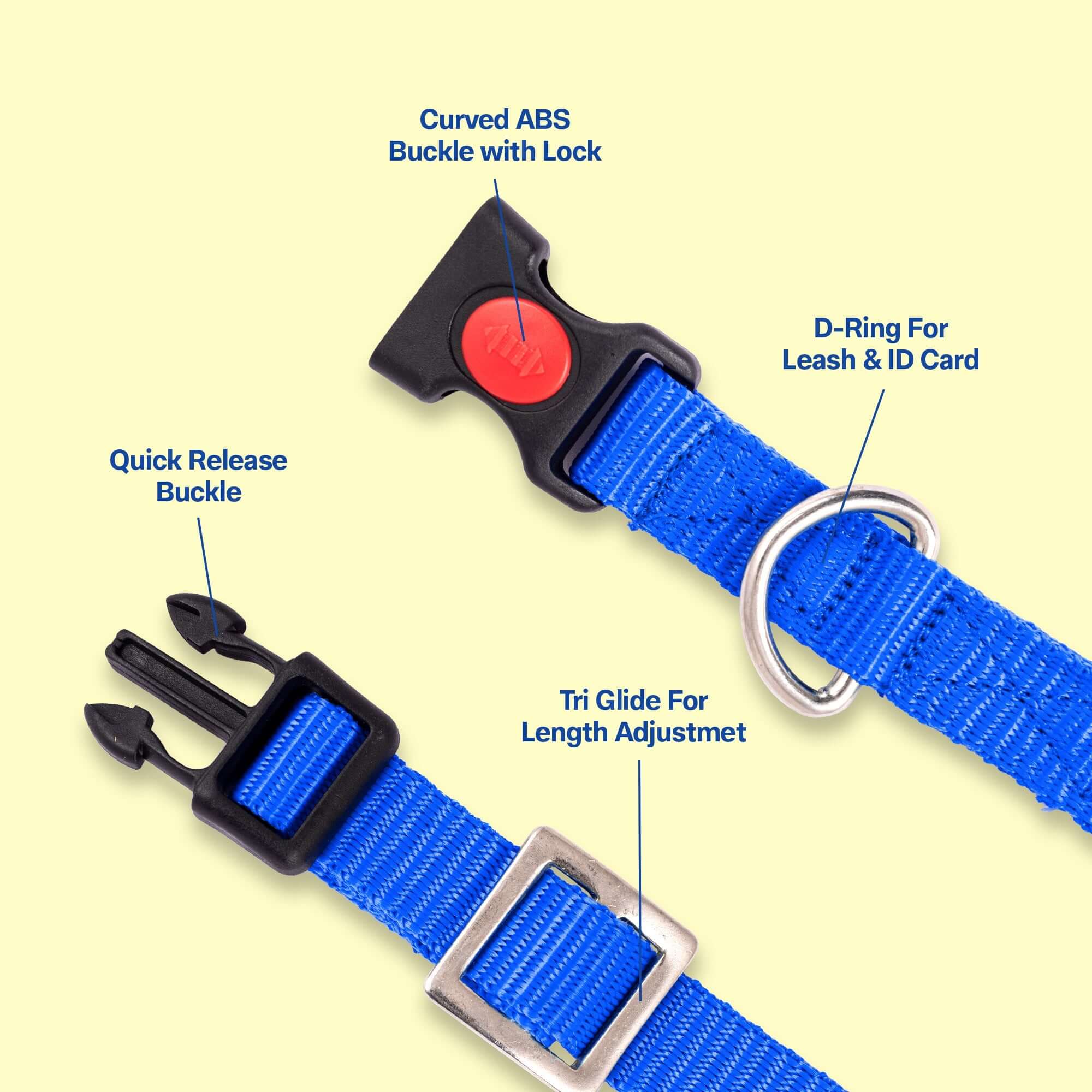 Adil's Nylon Quick Release Cat Collar -19mm