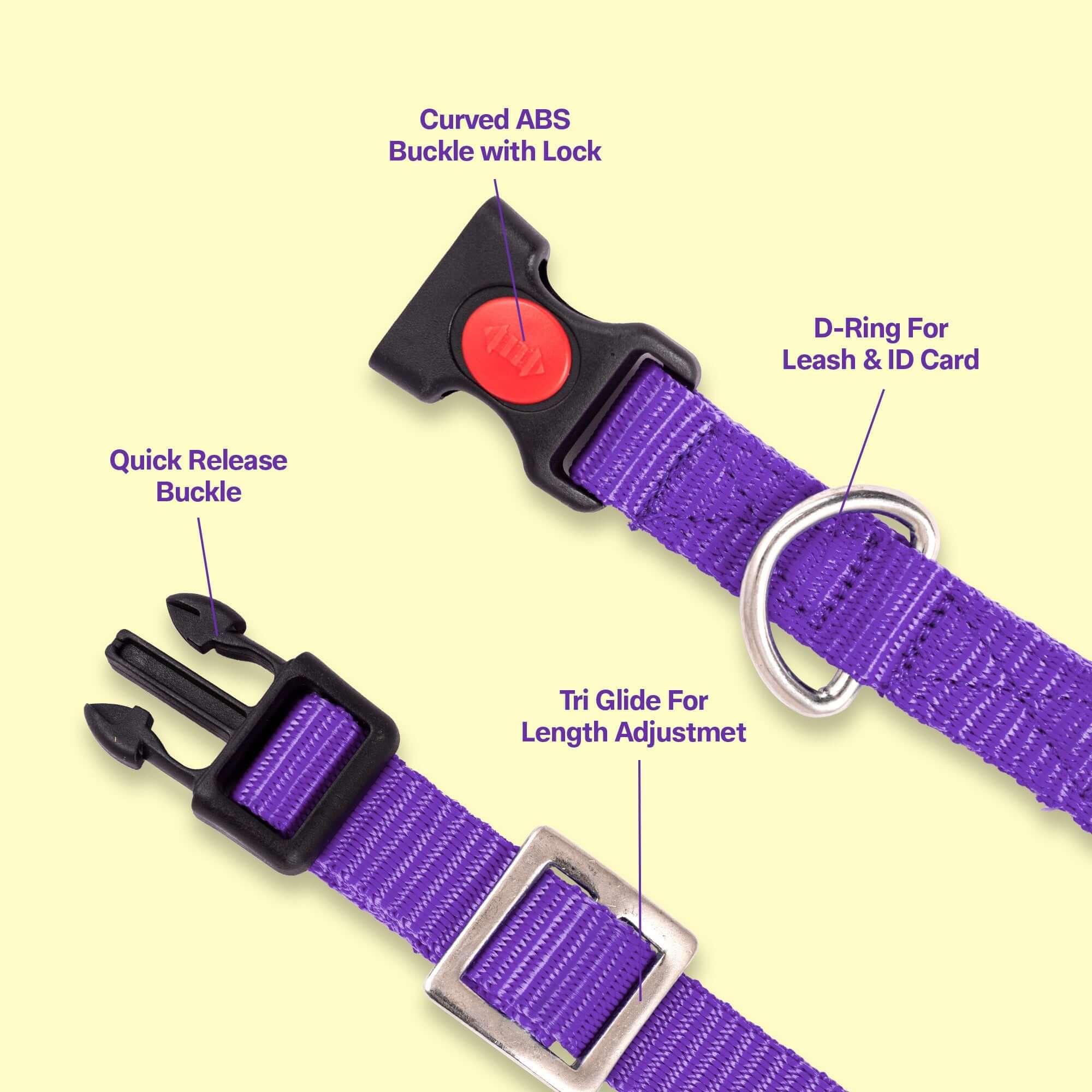 Adil's Nylon Quick Release Cat Collar -19mm