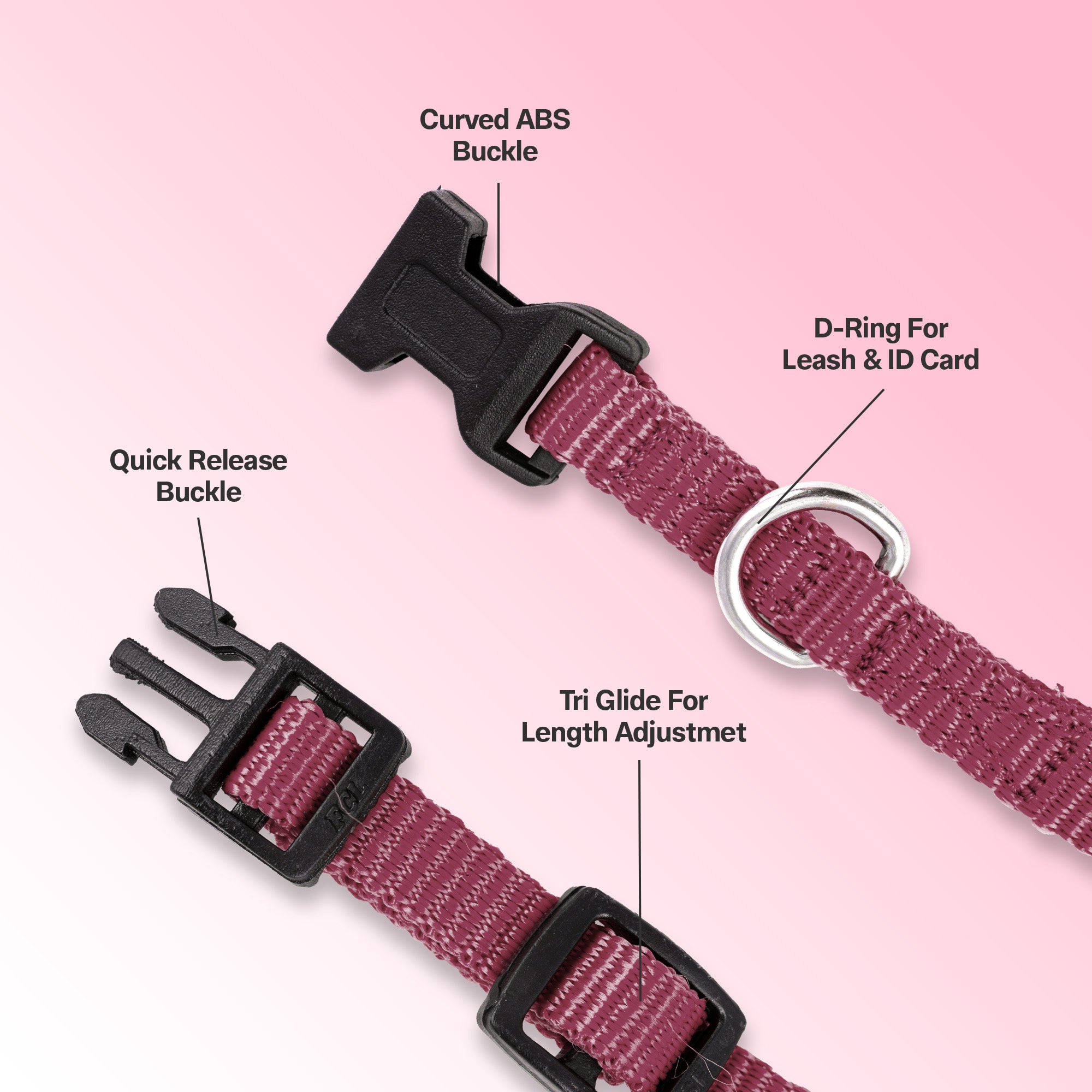 Adil's Nylon Quick Release Cat Collar 12 mm