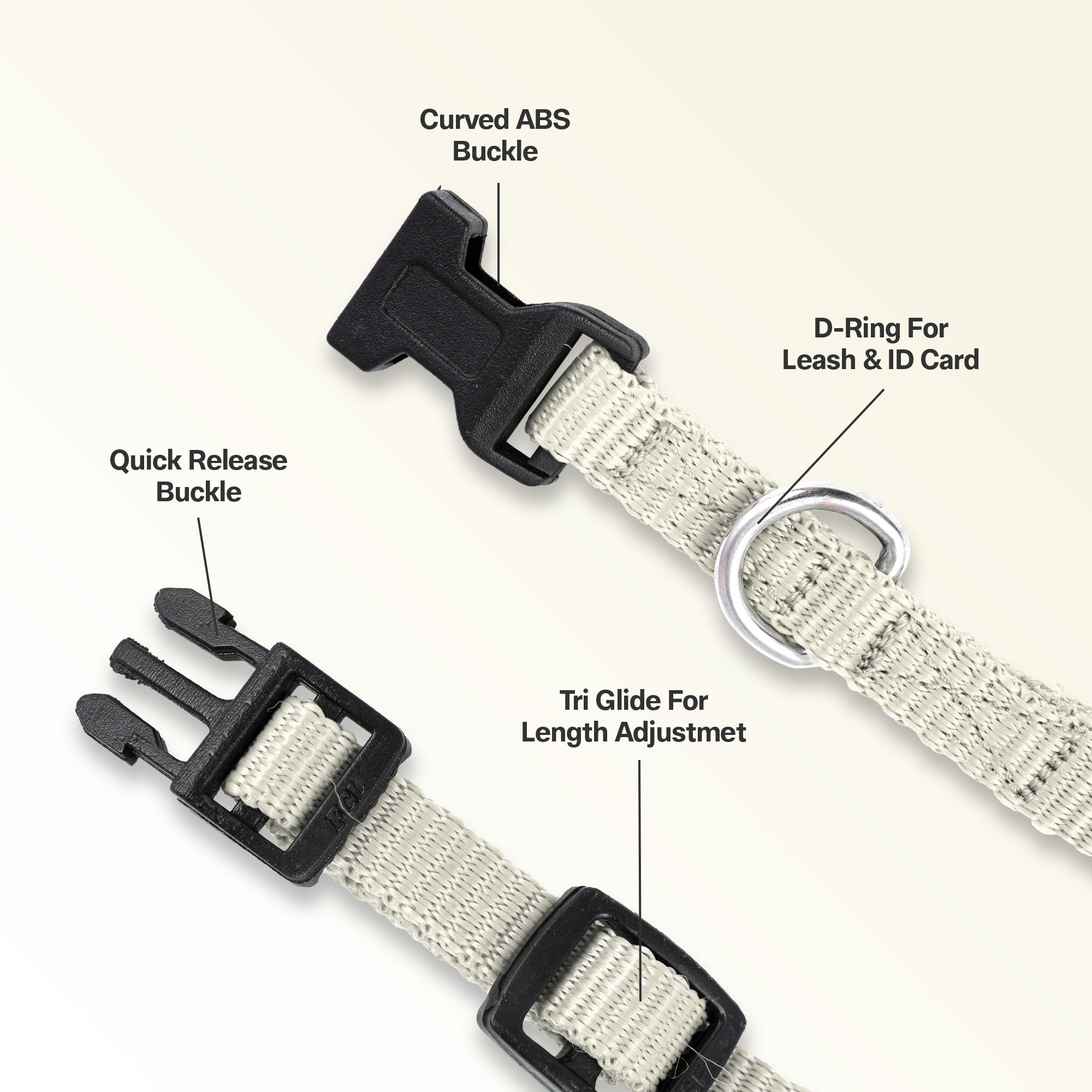 Adil's Nylon Quick Release Cat Collar 12 mm