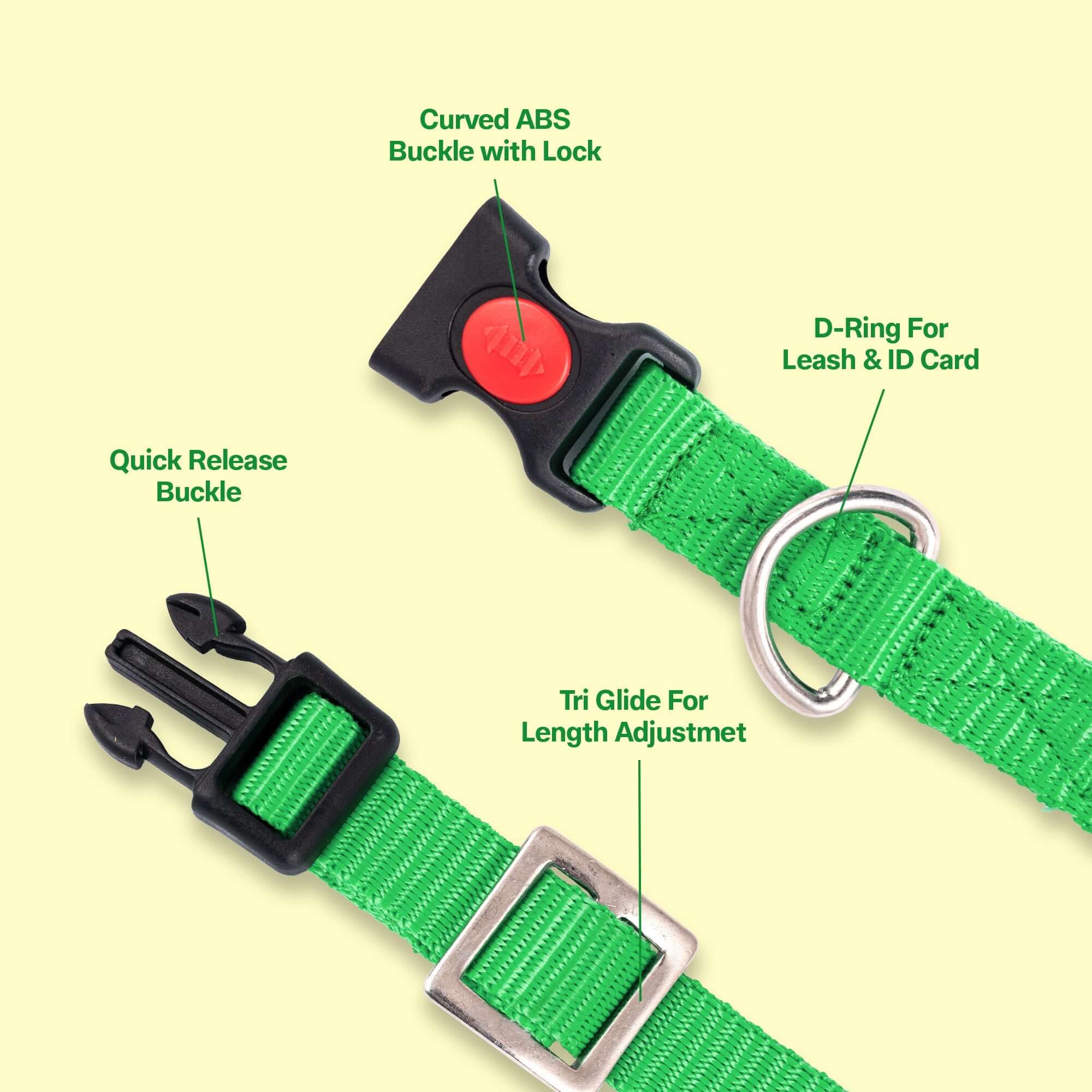 Adil's Nylon Quick Release Cat Collar -19mm