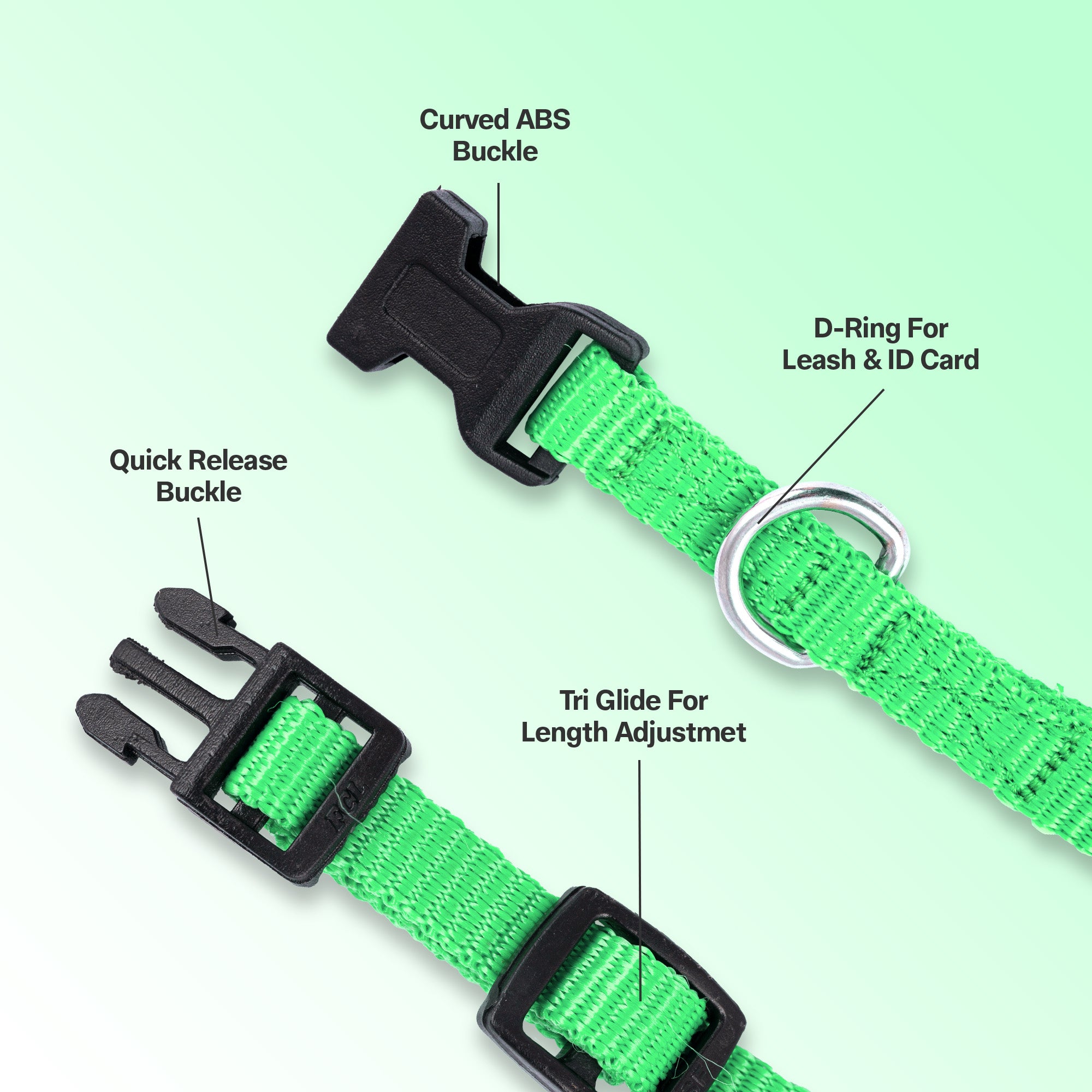 Adil's Nylon Quick Release Cat Collar 12 mm