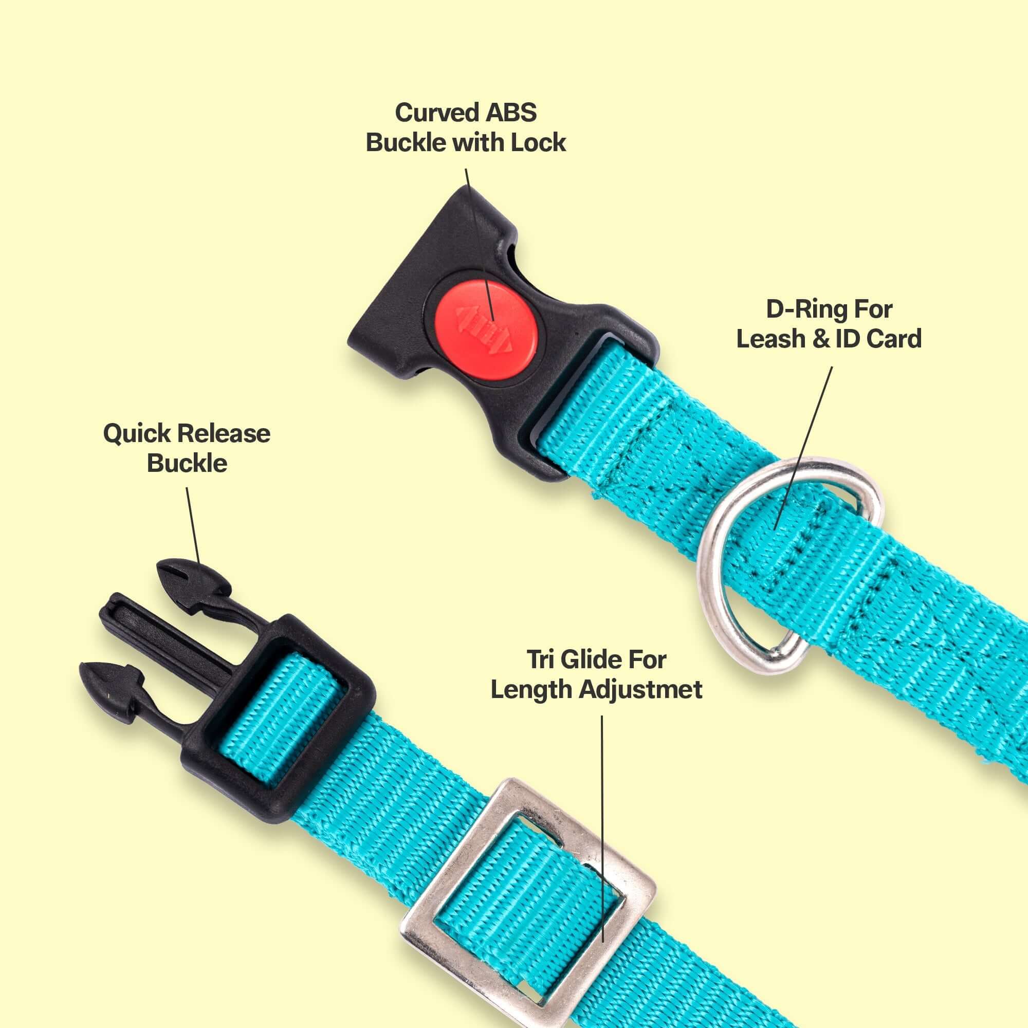 Adil's Nylon Quick Release Cat Collar -19mm