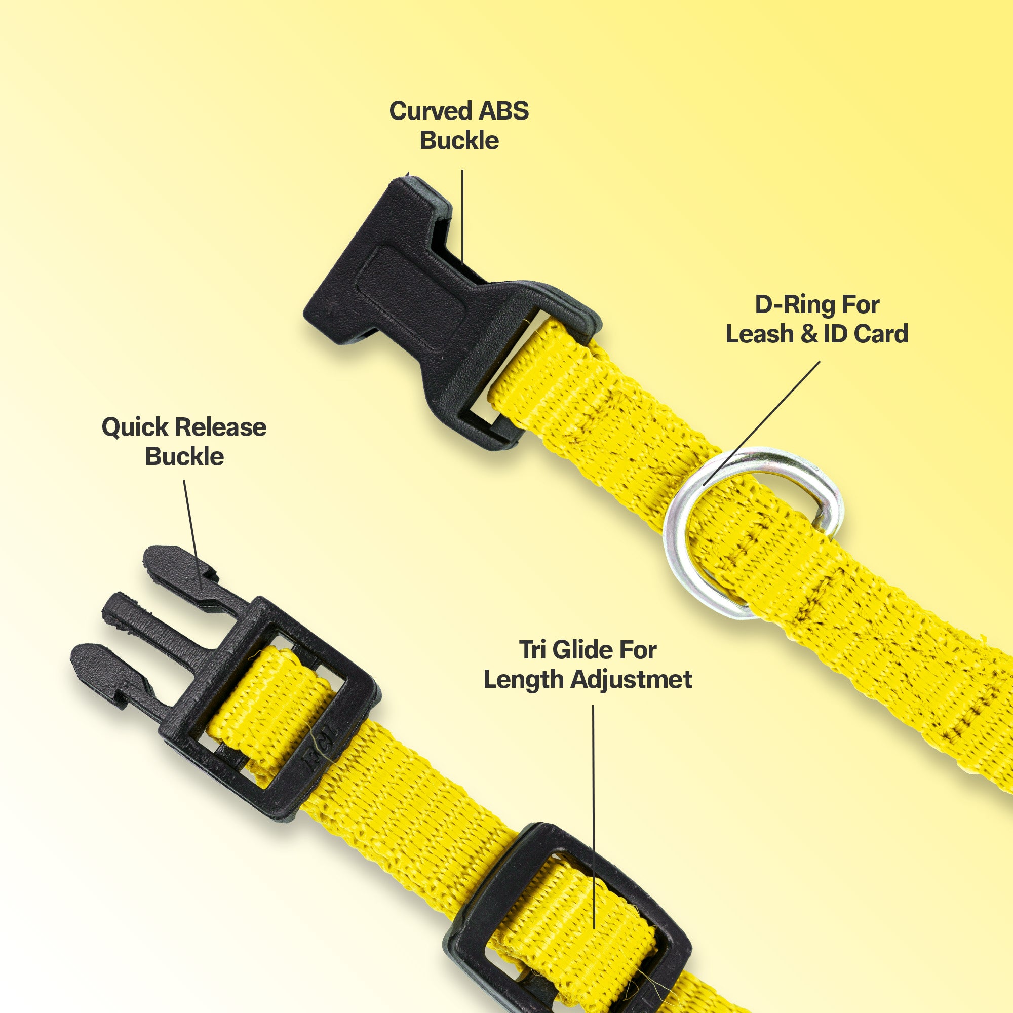 Adil's Nylon Quick Release Cat Collar 12 mm