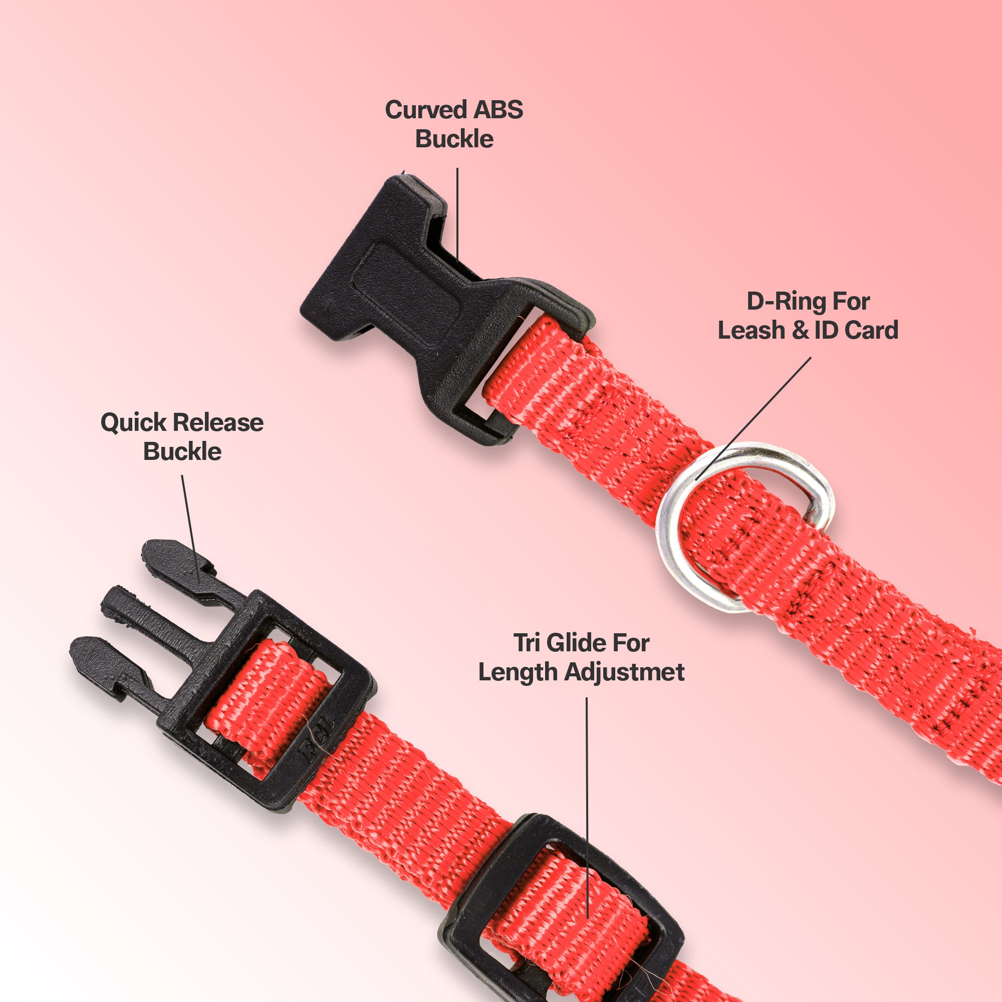 Adil's Nylon Quick Release Cat Collar 12 mm