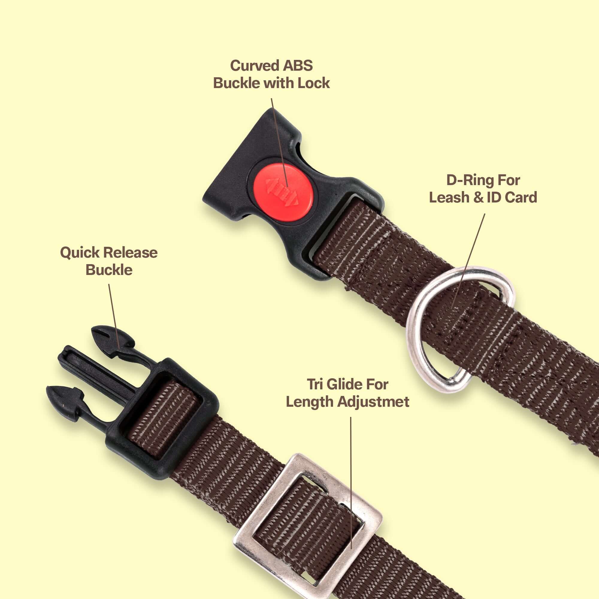 Adil's Nylon Quick Release Cat Collar -19mm