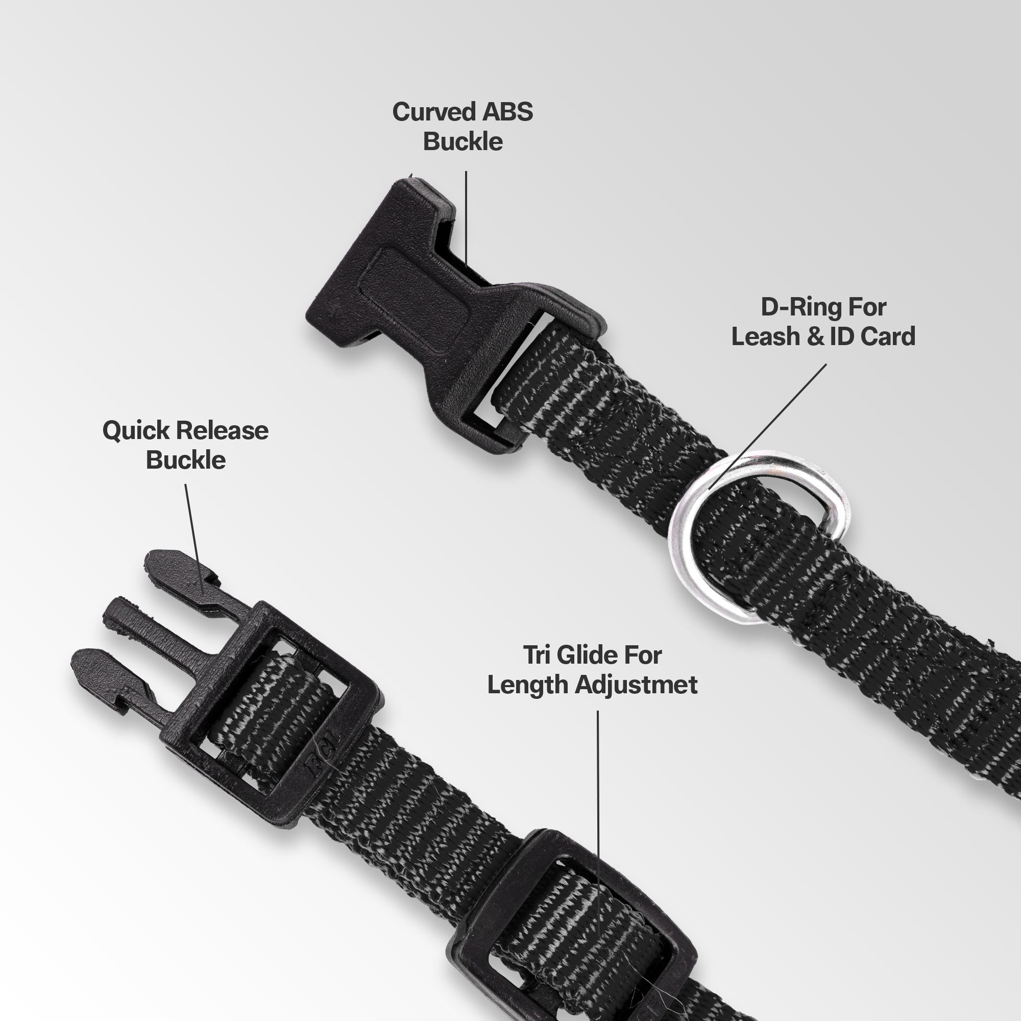 Adil's Nylon Quick Release Cat Collar 12 mm