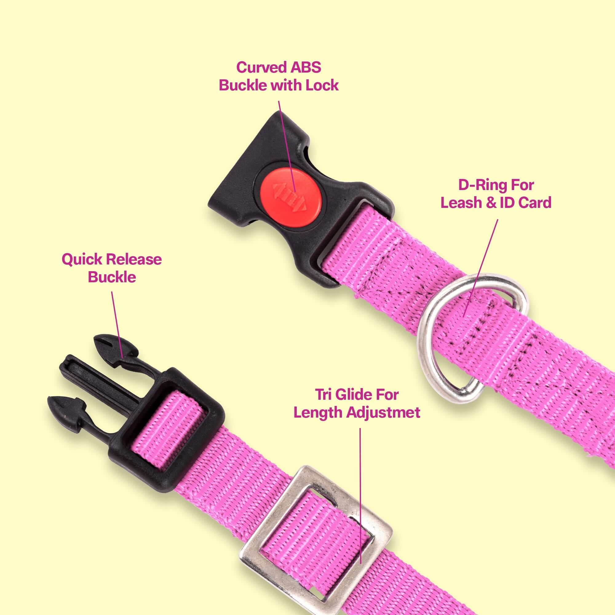 Adil's Nylon Quick Release Cat Collar -19mm