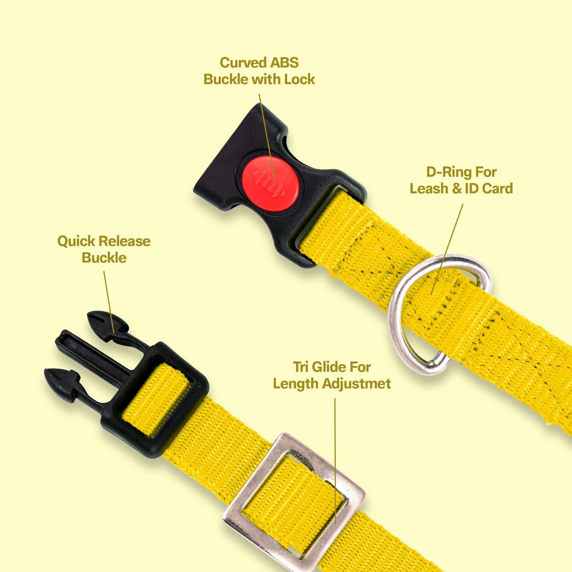 Adil's Nylon Quick Release Cat Collar -19mm