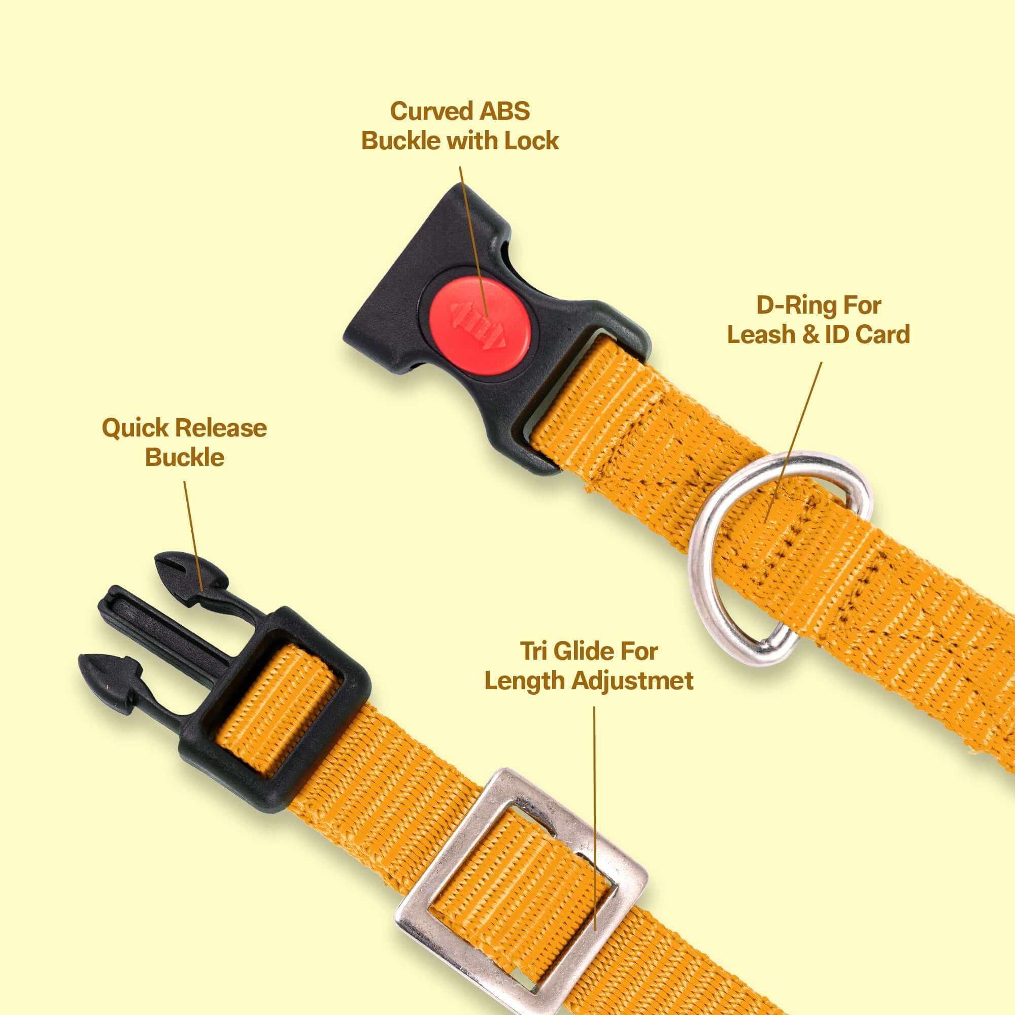 Adil's Nylon Quick Release Cat Collar -19mm