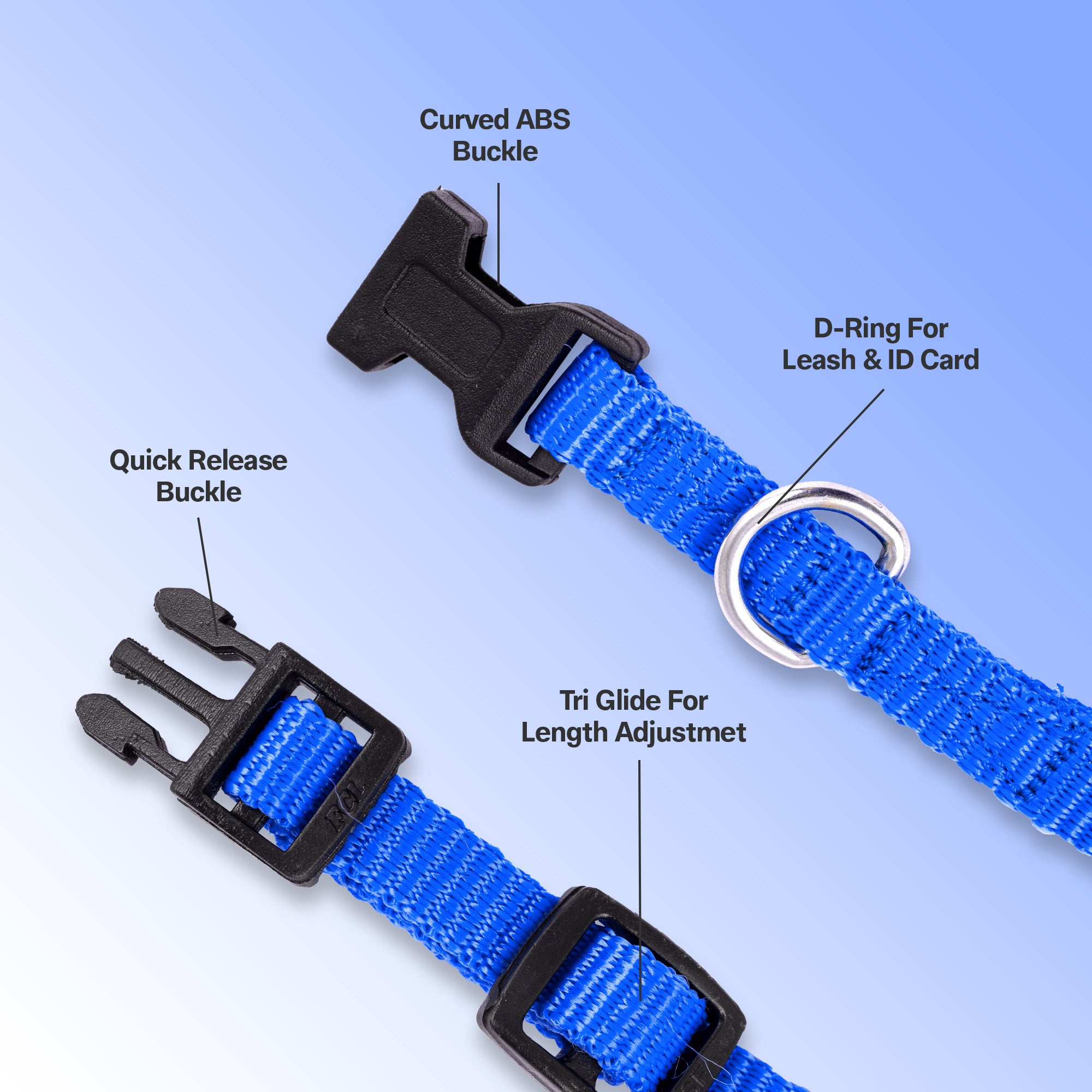 Adil's Nylon Quick Release Cat Collar 12 mm