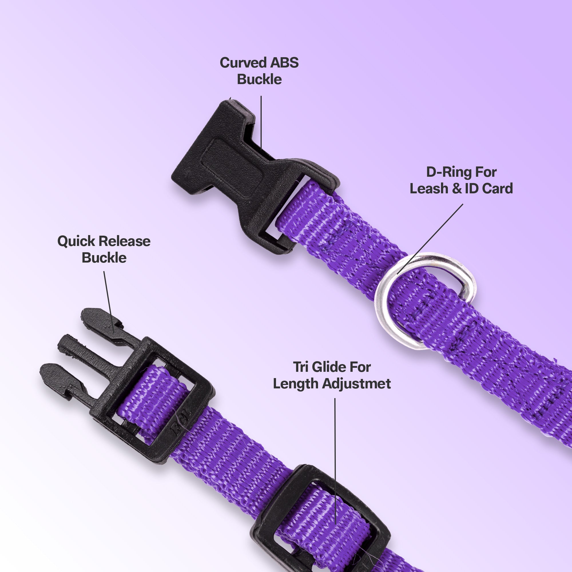 Adil's Nylon Quick Release Cat Collar 12 mm