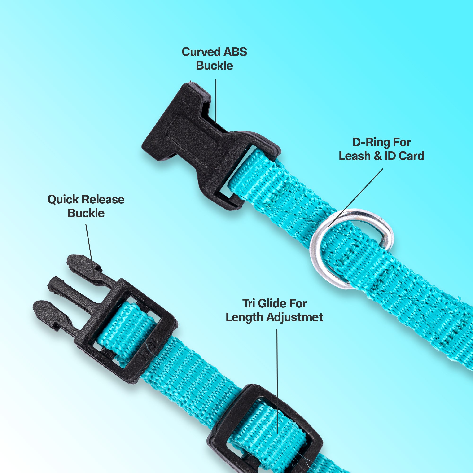 Adil's Nylon Quick Release Cat Collar 12 mm