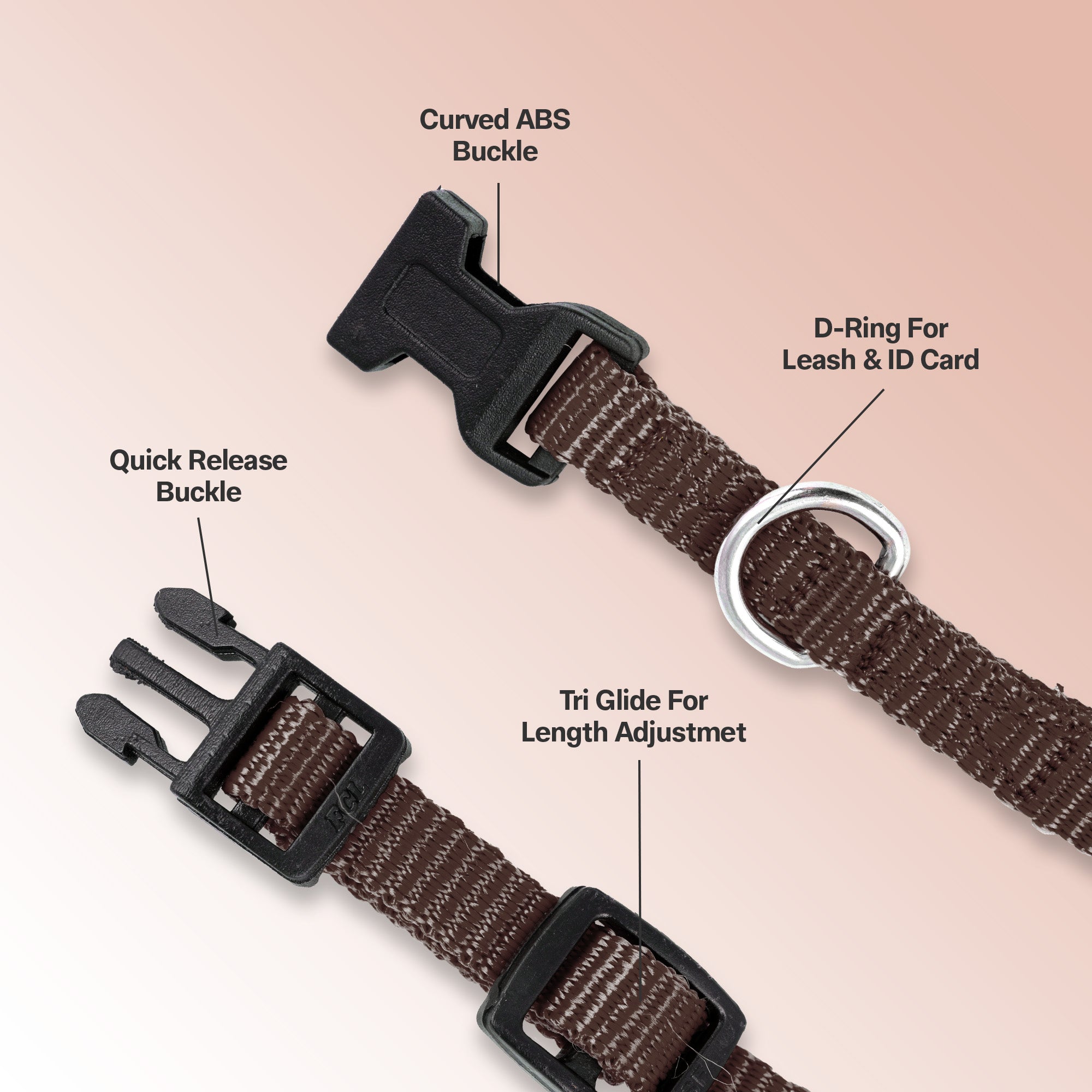 Adil's Nylon Quick Release Cat Collar 12 mm