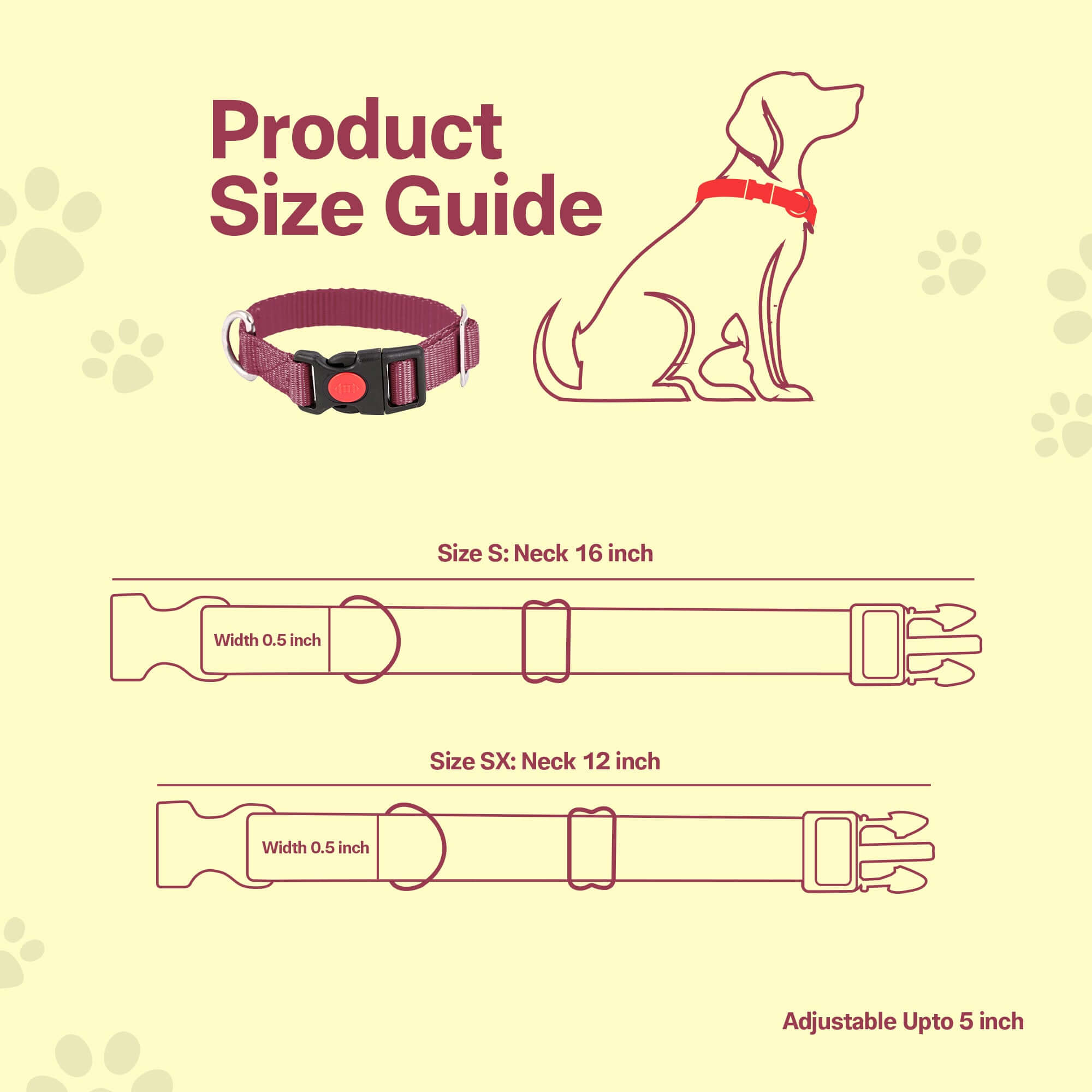 Adil's Nylon Quick Release Cat Collar -19mm
