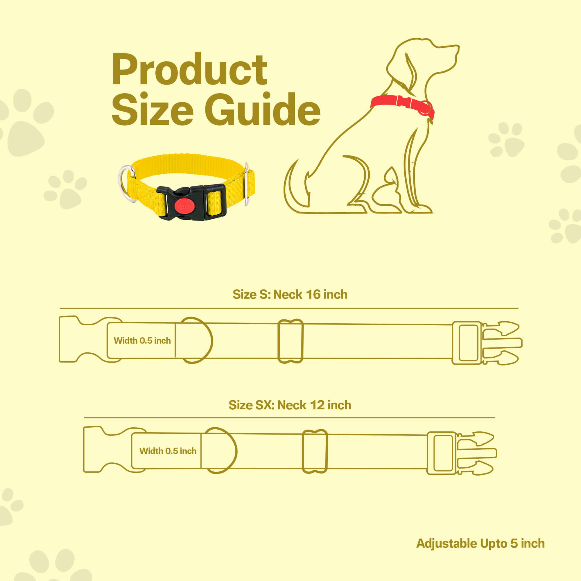 Adil's Nylon Quick Release Cat Collar -19mm