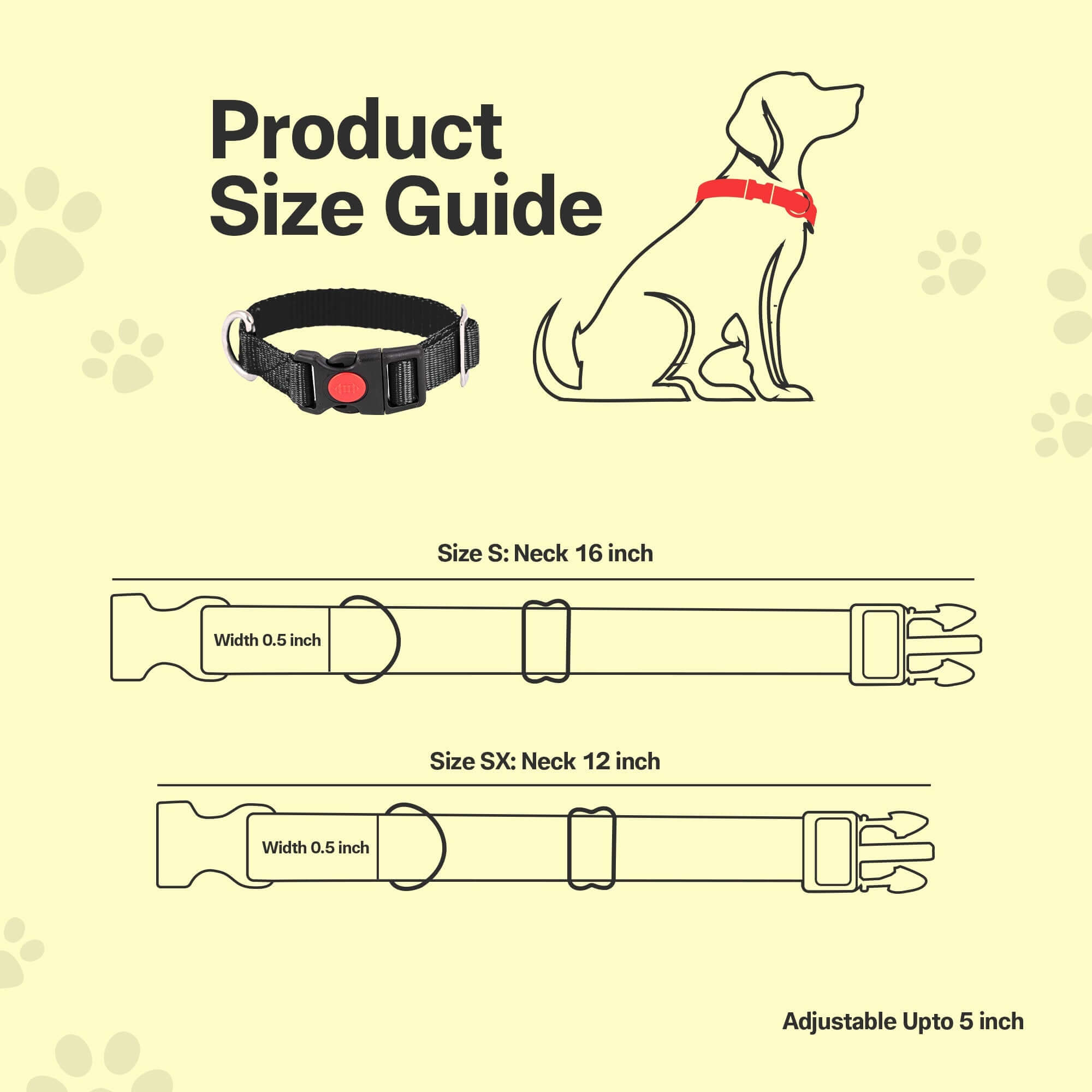 Adil's Nylon Quick Release Cat Collar -19mm