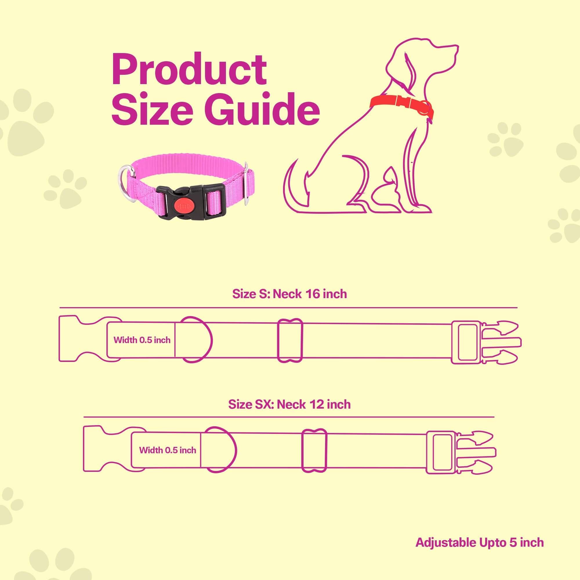 Adil's Nylon Quick Release Cat Collar -19mm