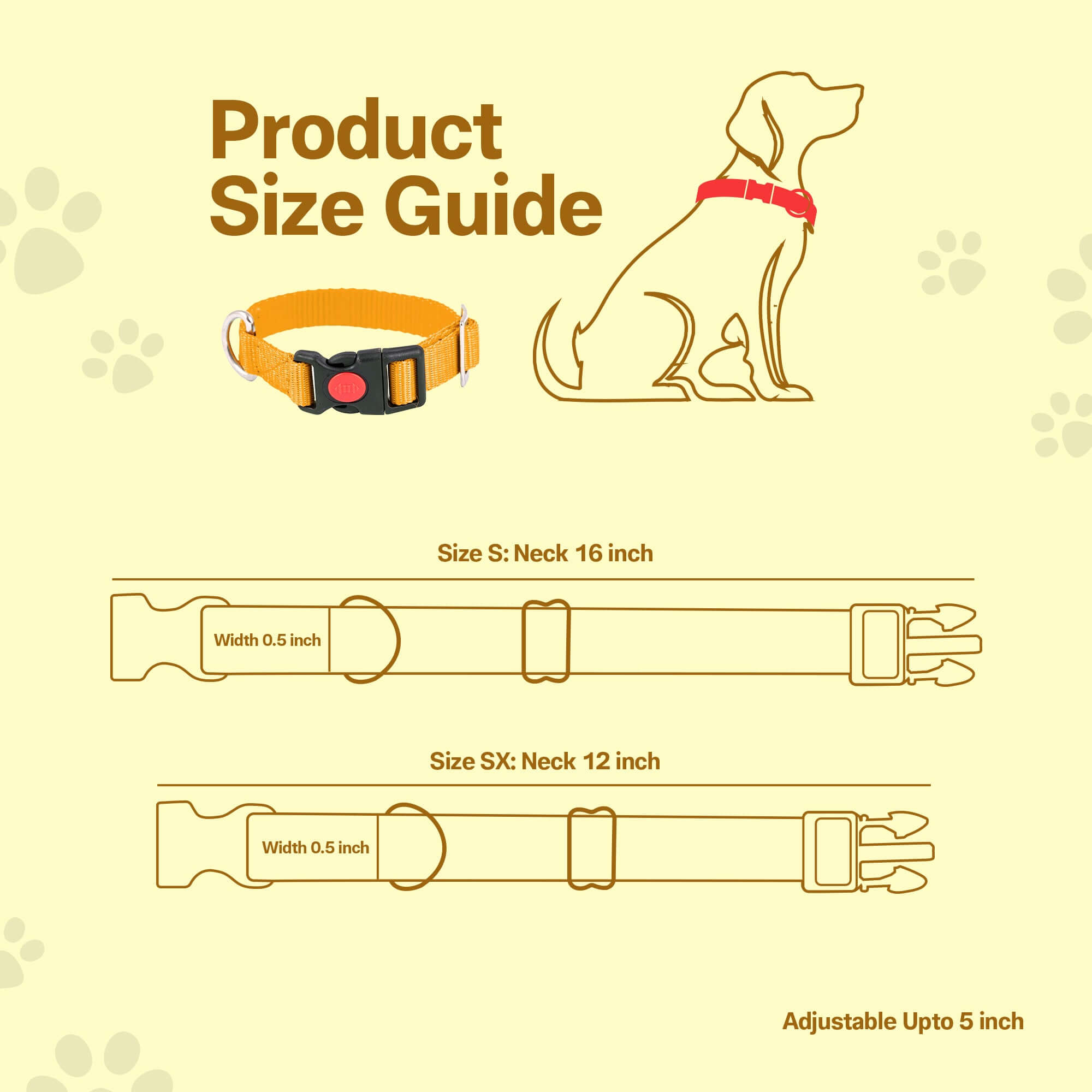 Adil's Nylon Quick Release Cat Collar -19mm