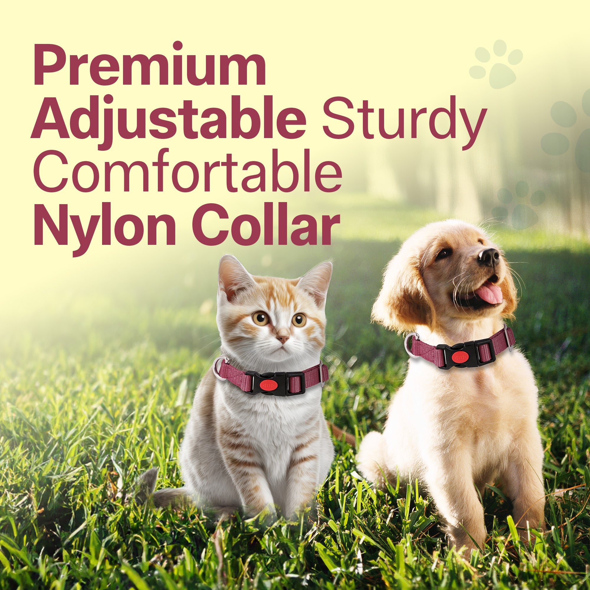 Adil's Nylon Quick Release Cat Collar -19mm