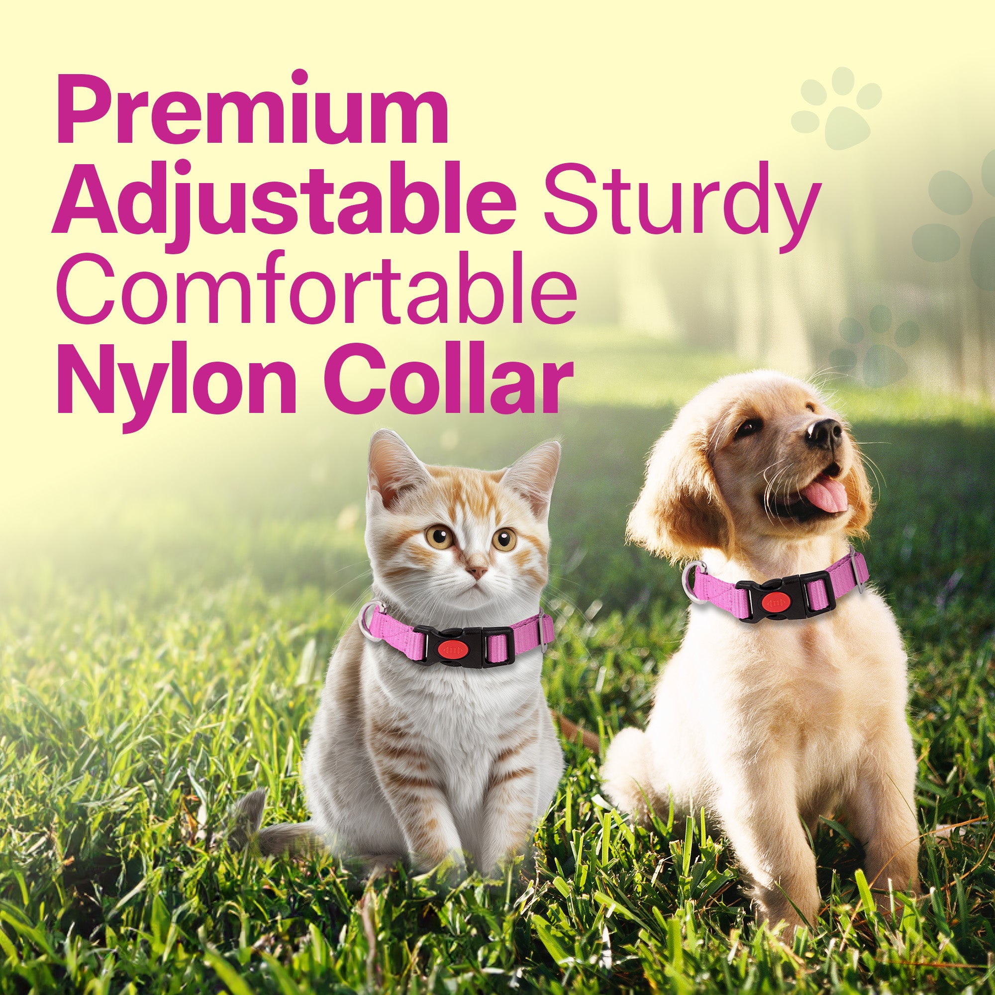 Adil's Nylon Quick Release Cat Collar -19mm