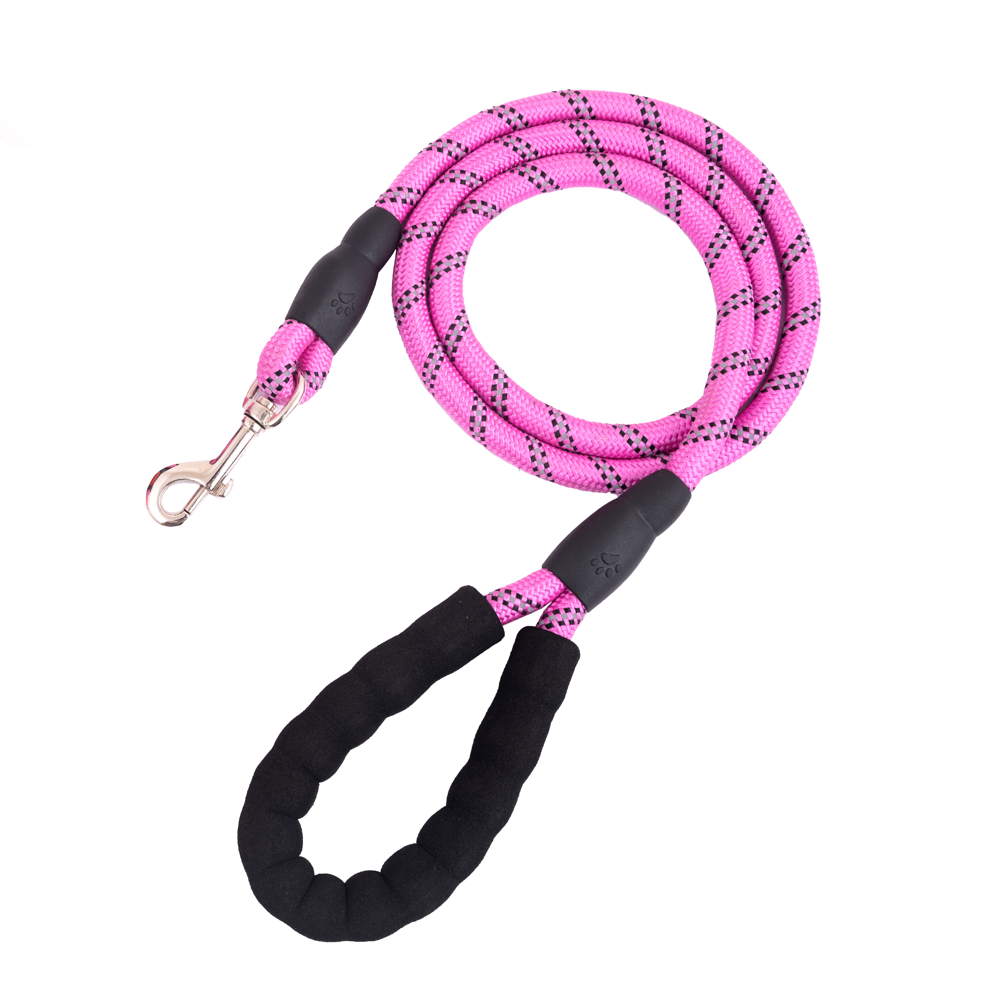 ADIL’S Heavy Duty Nylon Dog Leash, Reflective Dog Leash for Medium & Large Dogs (5 Feet)