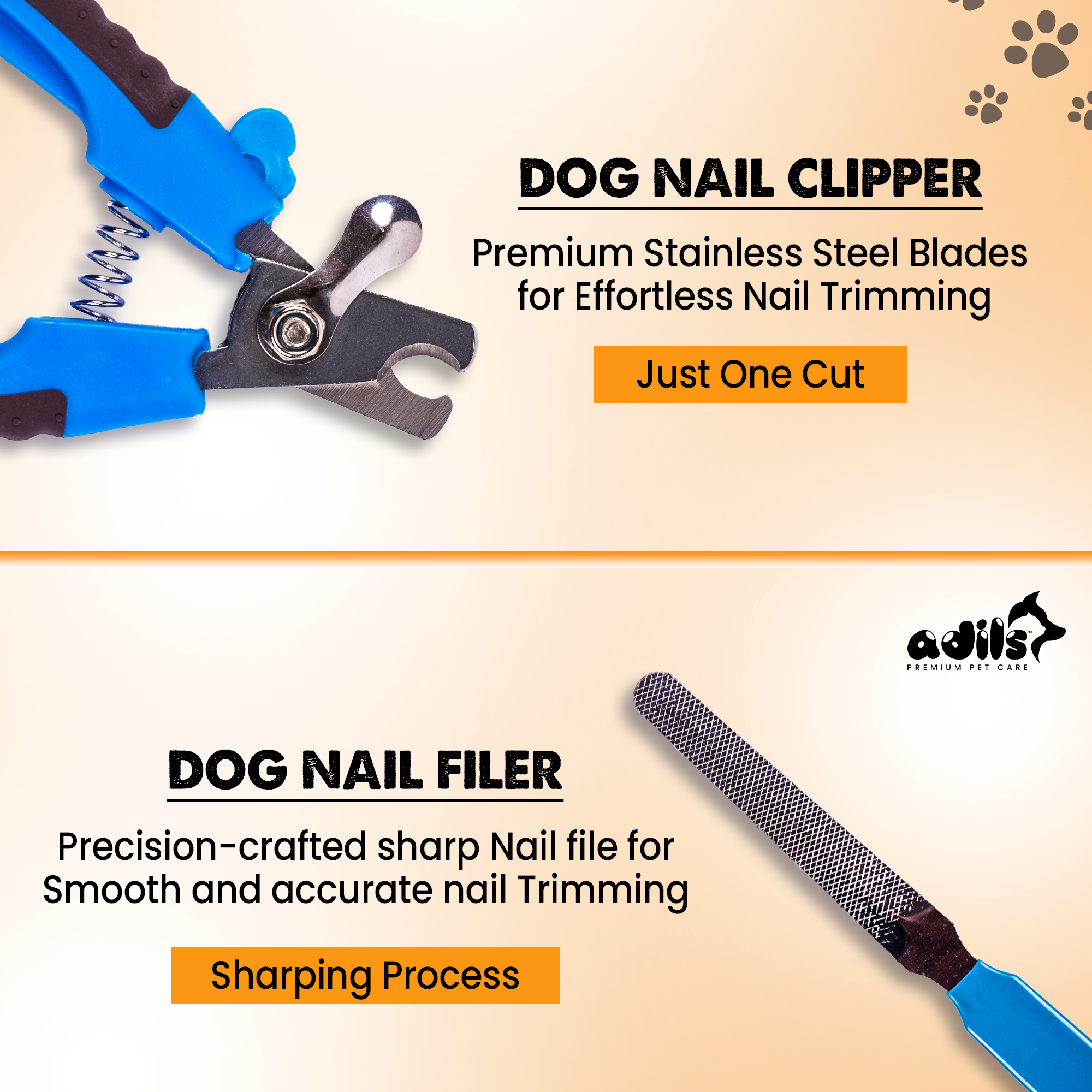 Adil's Dog Nail Clippers with Filer