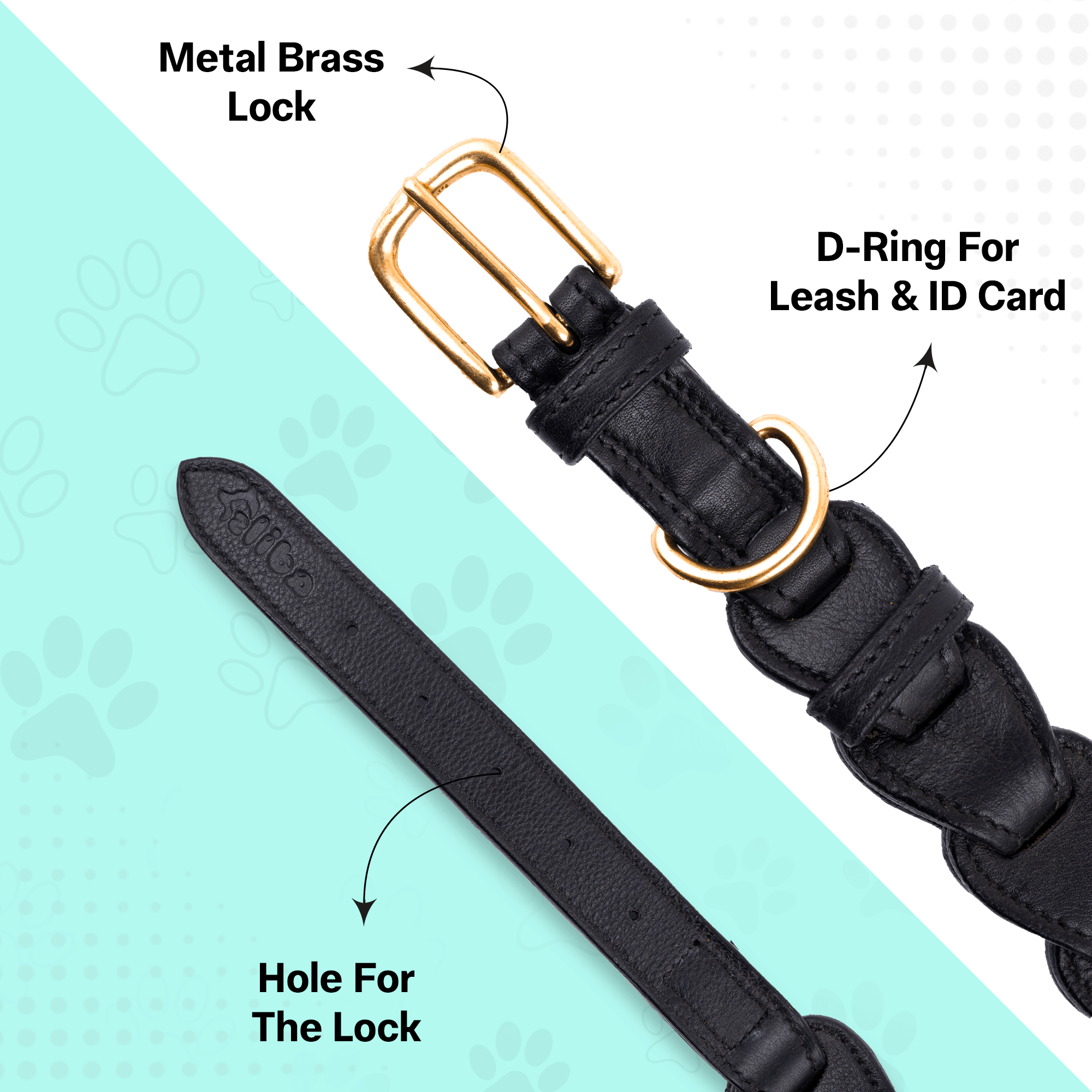 Adil's Leather Personalized Dog Collar (Softy Leather) – 1.5 Inch Wide