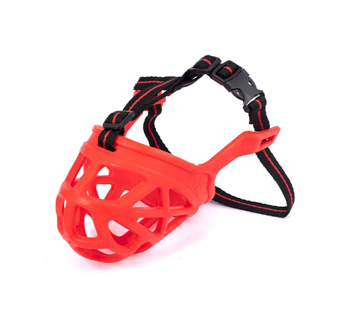 Adil’S Soft Muzzle Guard for Dogs with Adjustable Strap Buckle, Ideal for Stopping Biting, Barking and Chewing Aggressive