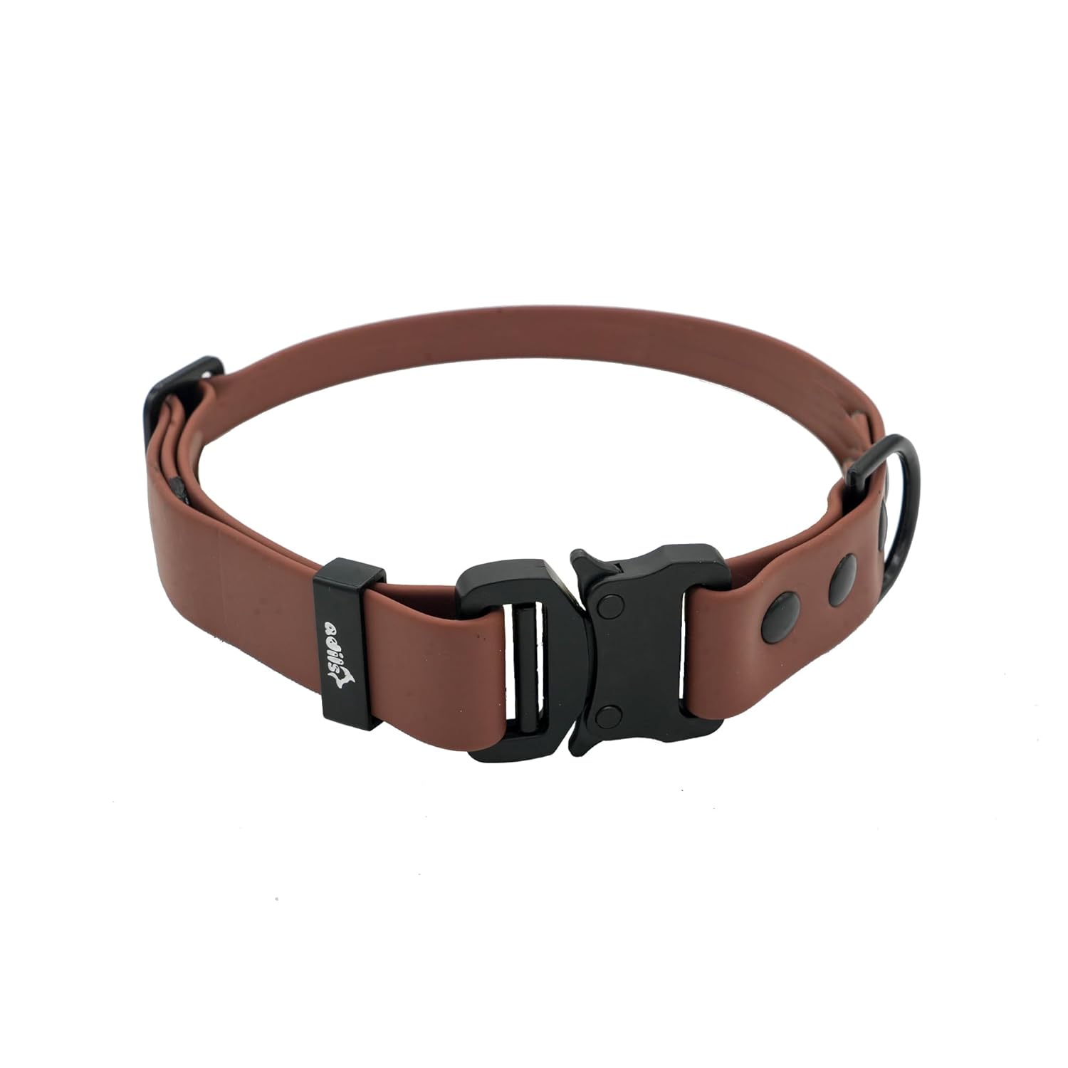 Adil’S Biothane Dog Collar - Waterproof Heavy Duty Dog Collars with Quick Release Buckle & D-Ring