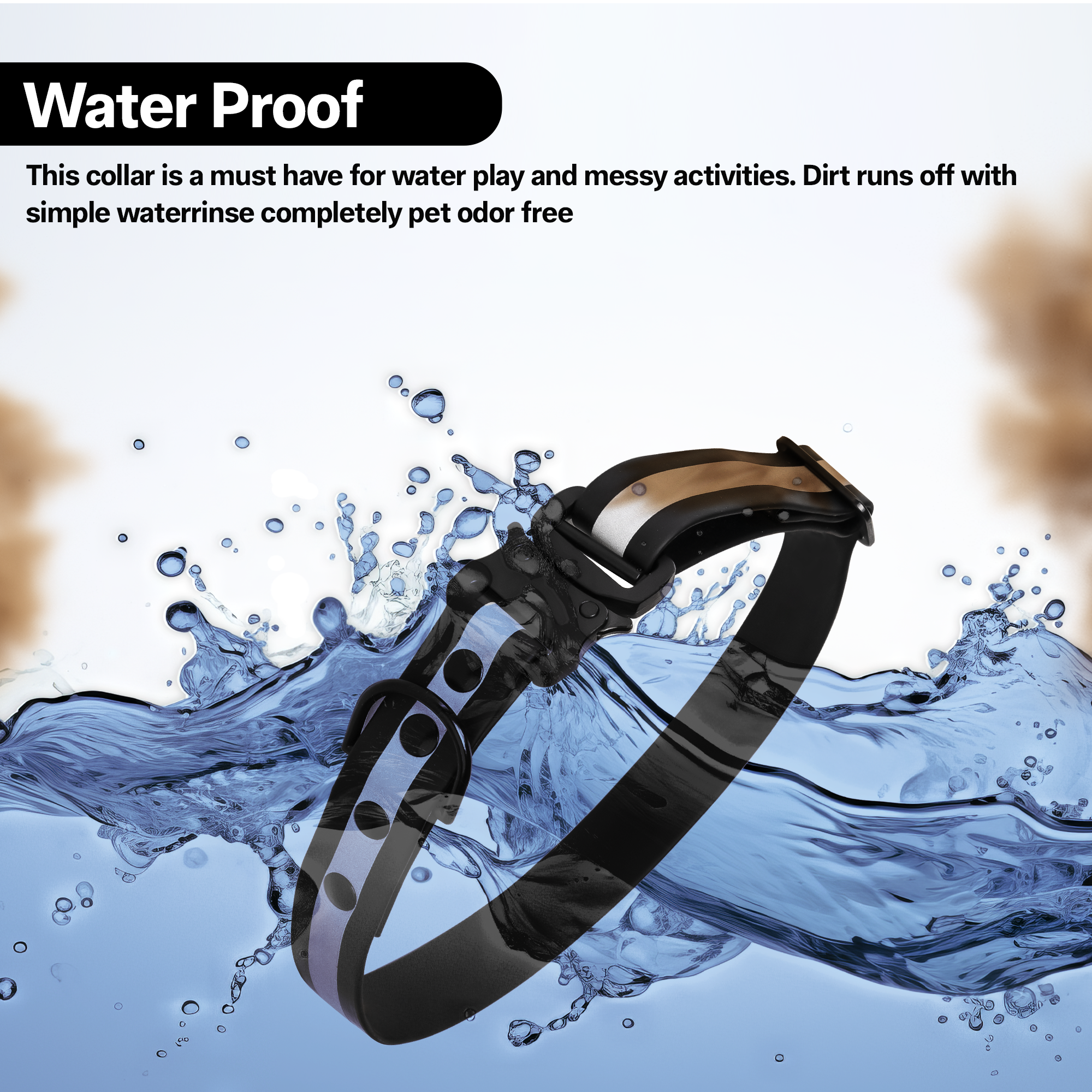 Adil'S Biothane Reflective Dog Collar 1 inch Width - Waterproof Heavy Duty Dog Collars with Quick Release Buckle & D-Ring for leashes Fits Small, Large & Medium Dogs