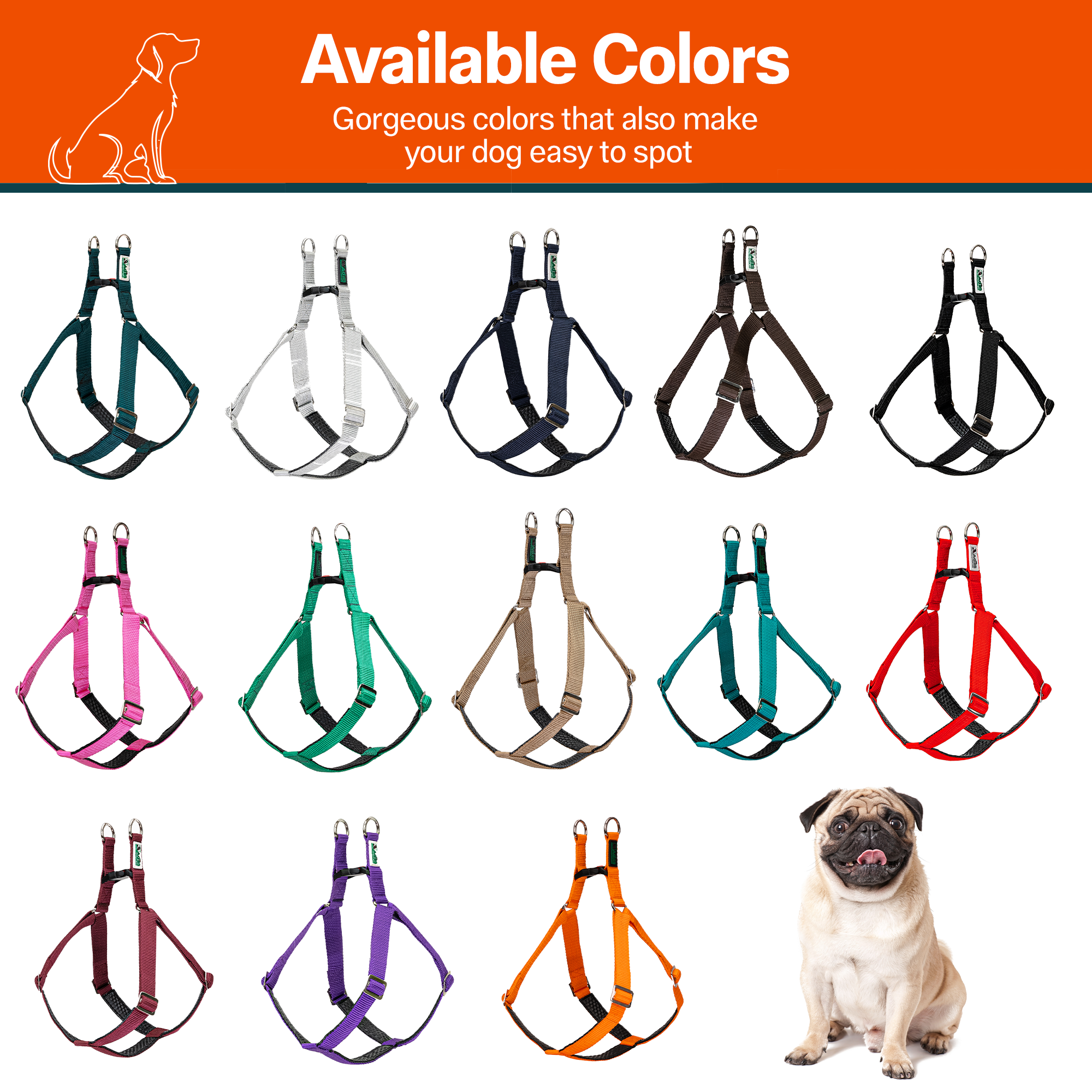 Adils H-shape harness for Walking Training Hiking & Outdoor Activities