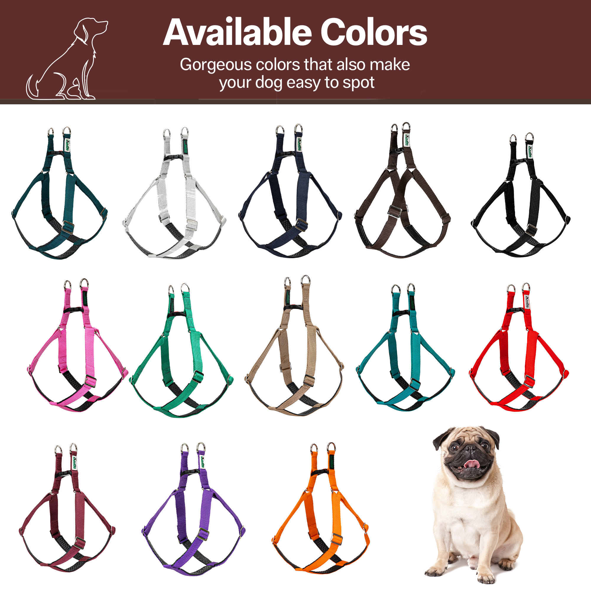 Adils H-shape harness for Walking Training Hiking & Outdoor Activities