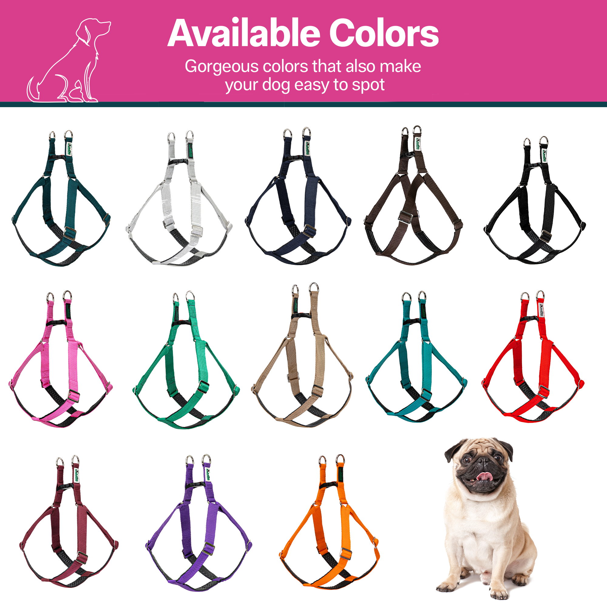 Adils H-shape harness for Walking Training Hiking & Outdoor Activities