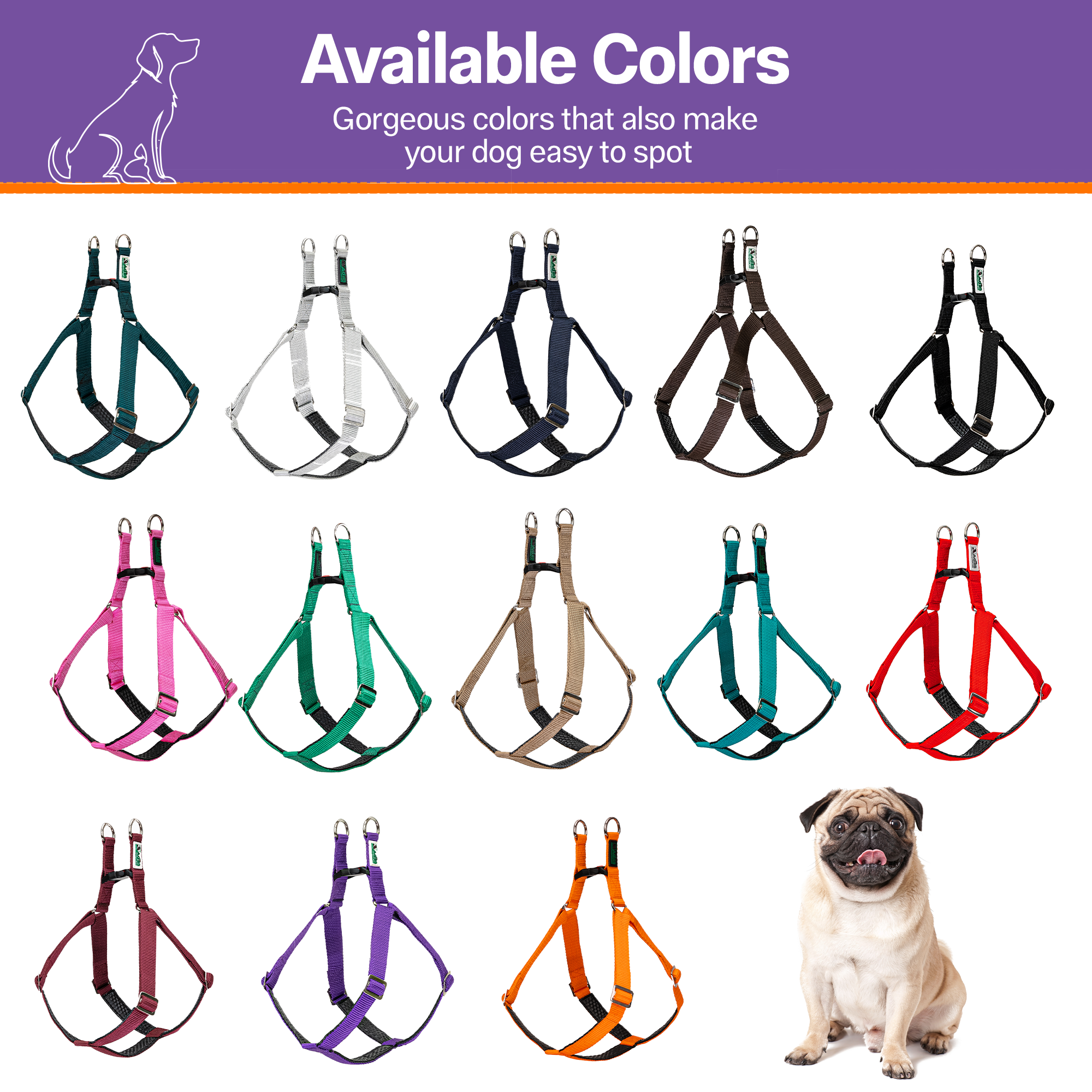 Adils H-shape harness for Walking Training Hiking & Outdoor Activities