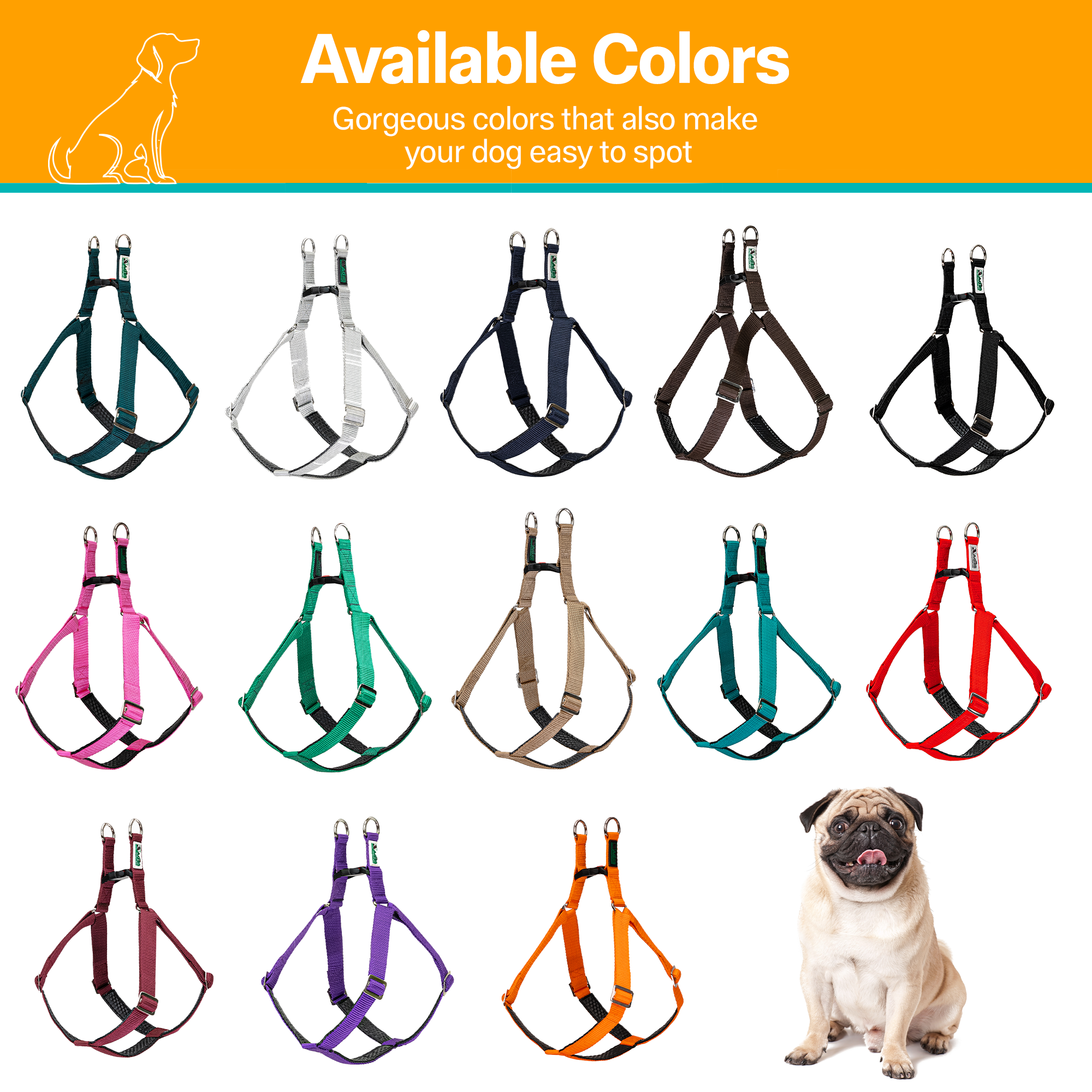 Adils H-shape harness for Walking Training Hiking & Outdoor Activities