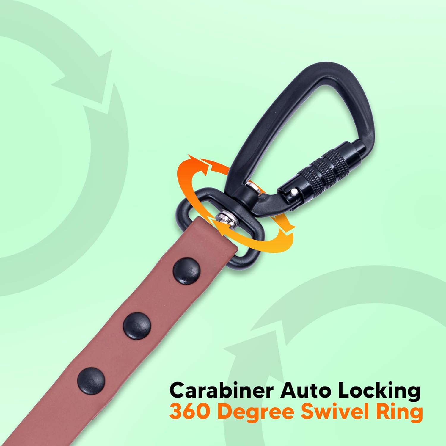 Adil’s Biothane Dog Leash - Waterproof Leashes for Dogs, Metal Hook, Adjustable 5ft Length Suitable for Dogs & Puppies, Ideal for Walking, Running & Training