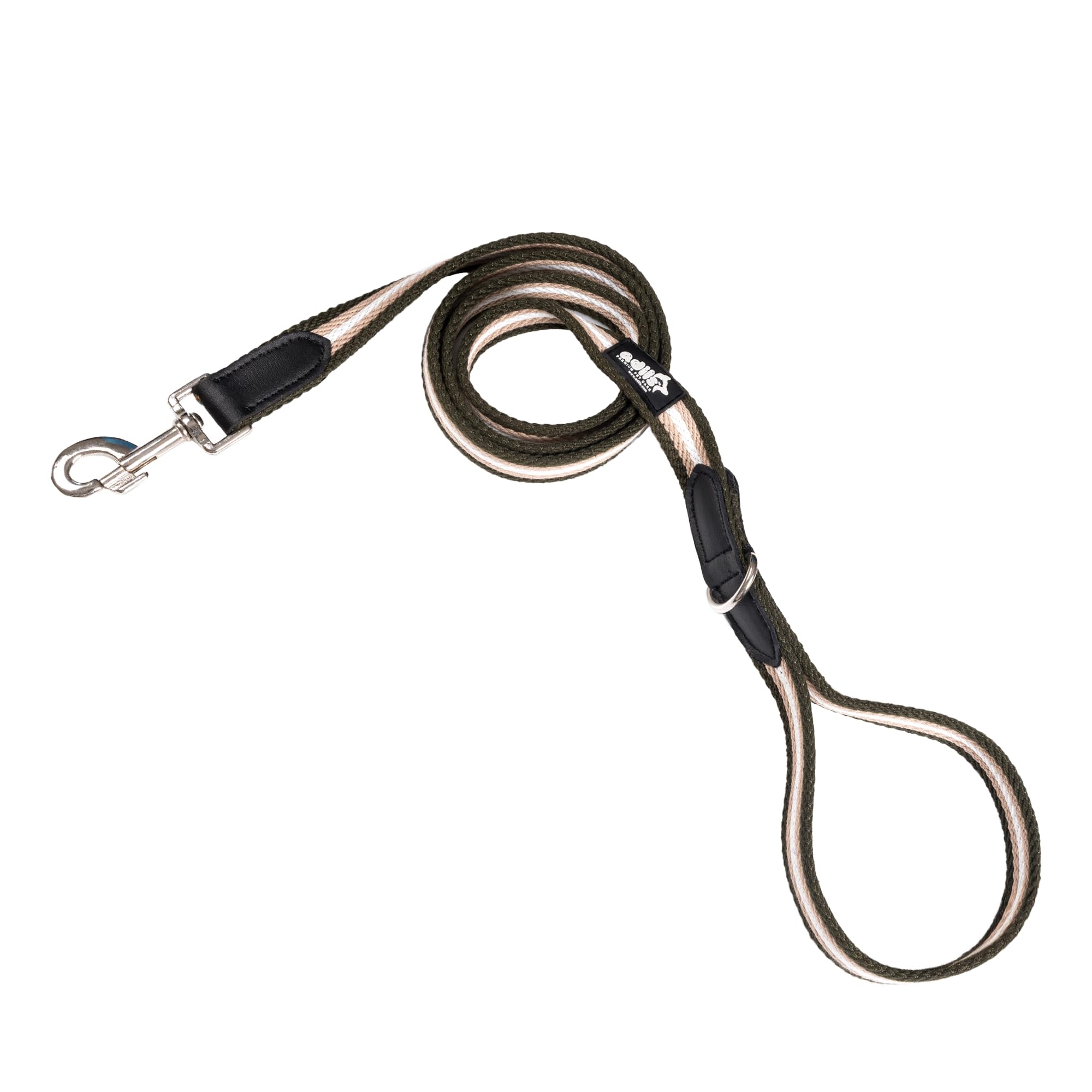 Adil’s Multi Color Cotton Dog Leash – Durable High-Density Cotton with Metal Clasp, 5 Ft Leash for Small, Medium & Large Dogs – Comfortable & Strong Pet Walking Leash