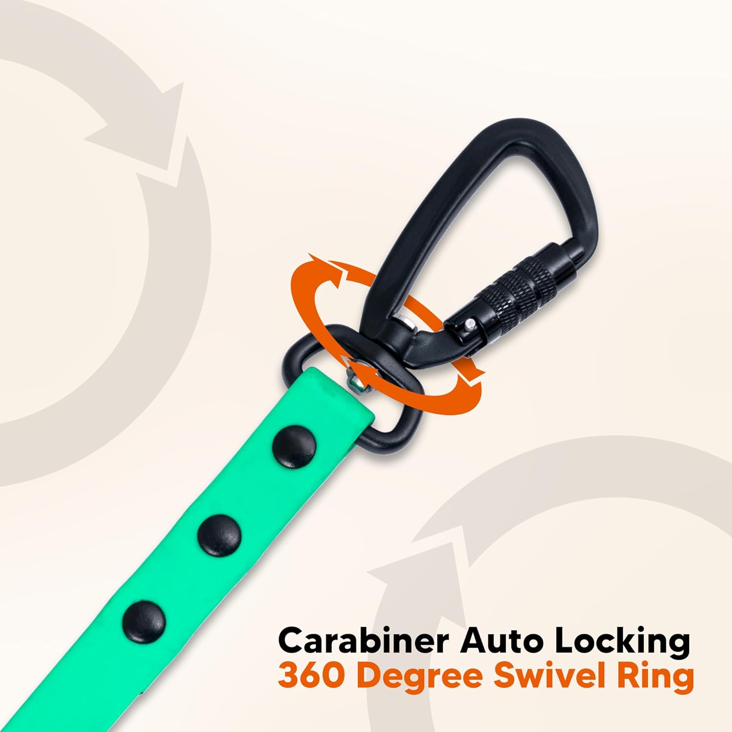 Adil’s Biothane Dog Leash - Waterproof Leashes for Dogs, Metal Hook, Adjustable 5ft Length Suitable for Dogs & Puppies, Ideal for Walking, Running & Training