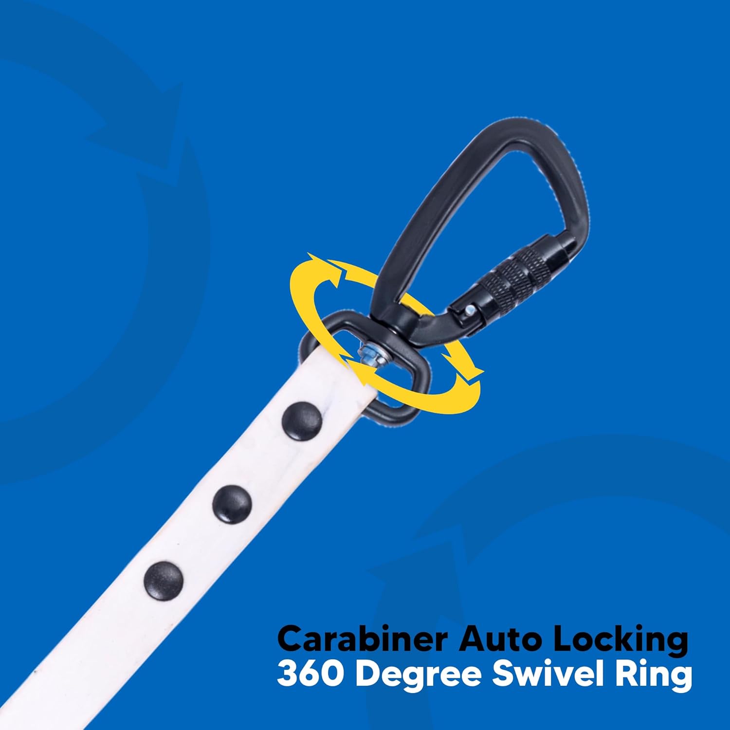 Adil’s Biothane Dog Leash - Waterproof Leashes for Dogs, Metal Hook, Adjustable 5ft Length Suitable for Dogs & Puppies, Ideal for Walking, Running & Training