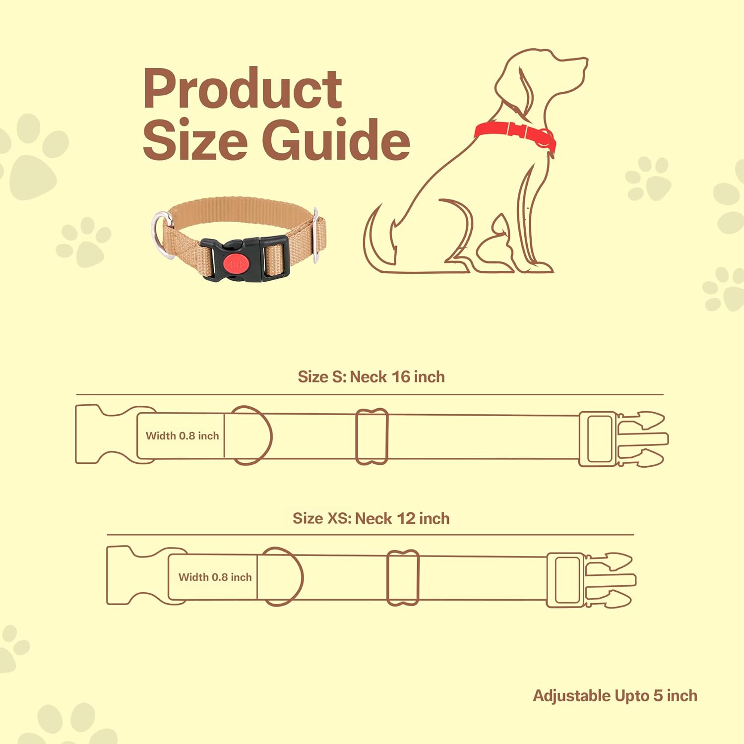 Adil's Nylon Quick Release Cat Collar - 0.8 Inch