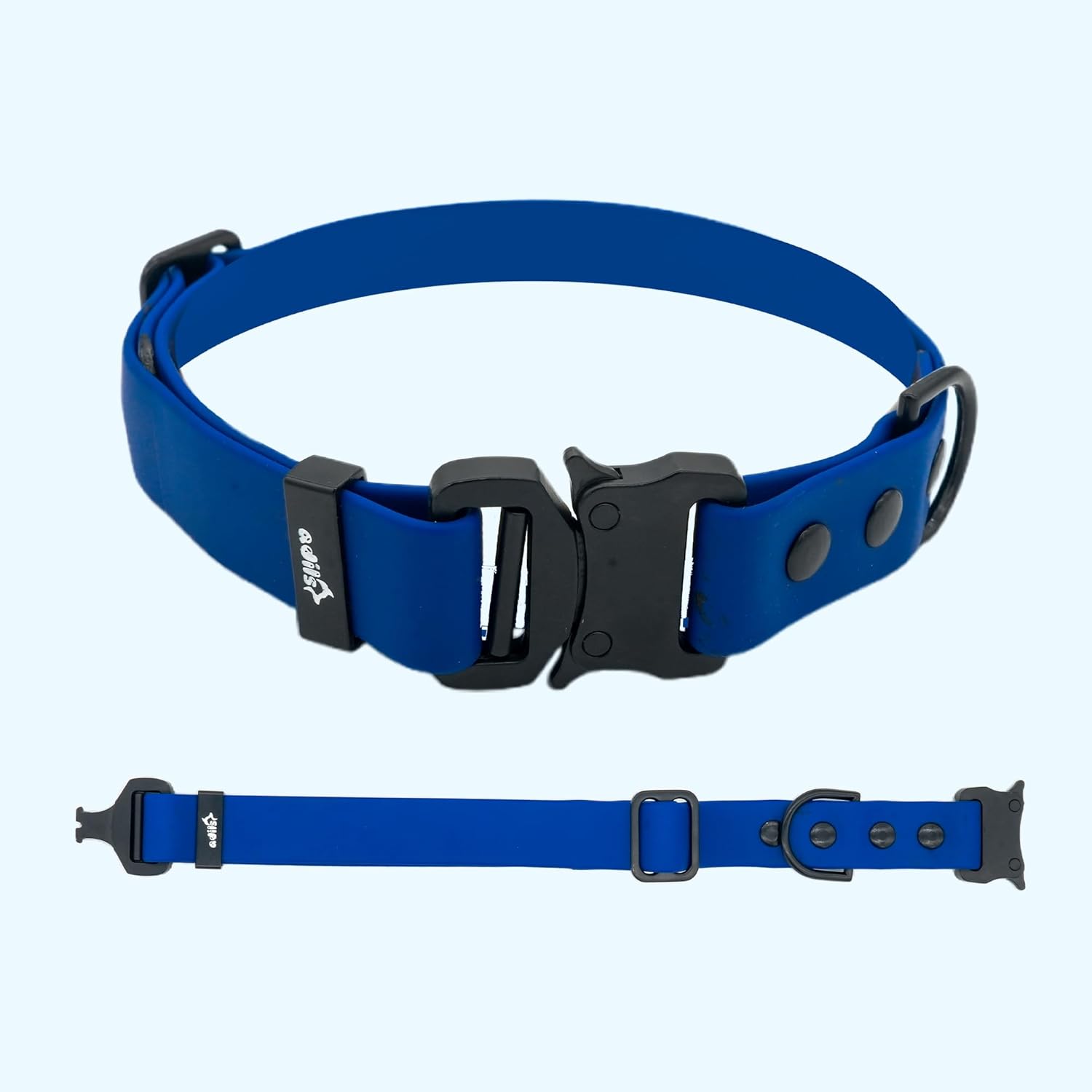 Adil’S Biothane Dog Collar - Waterproof Heavy Duty Dog Collars with Quick Release Buckle & D-Ring