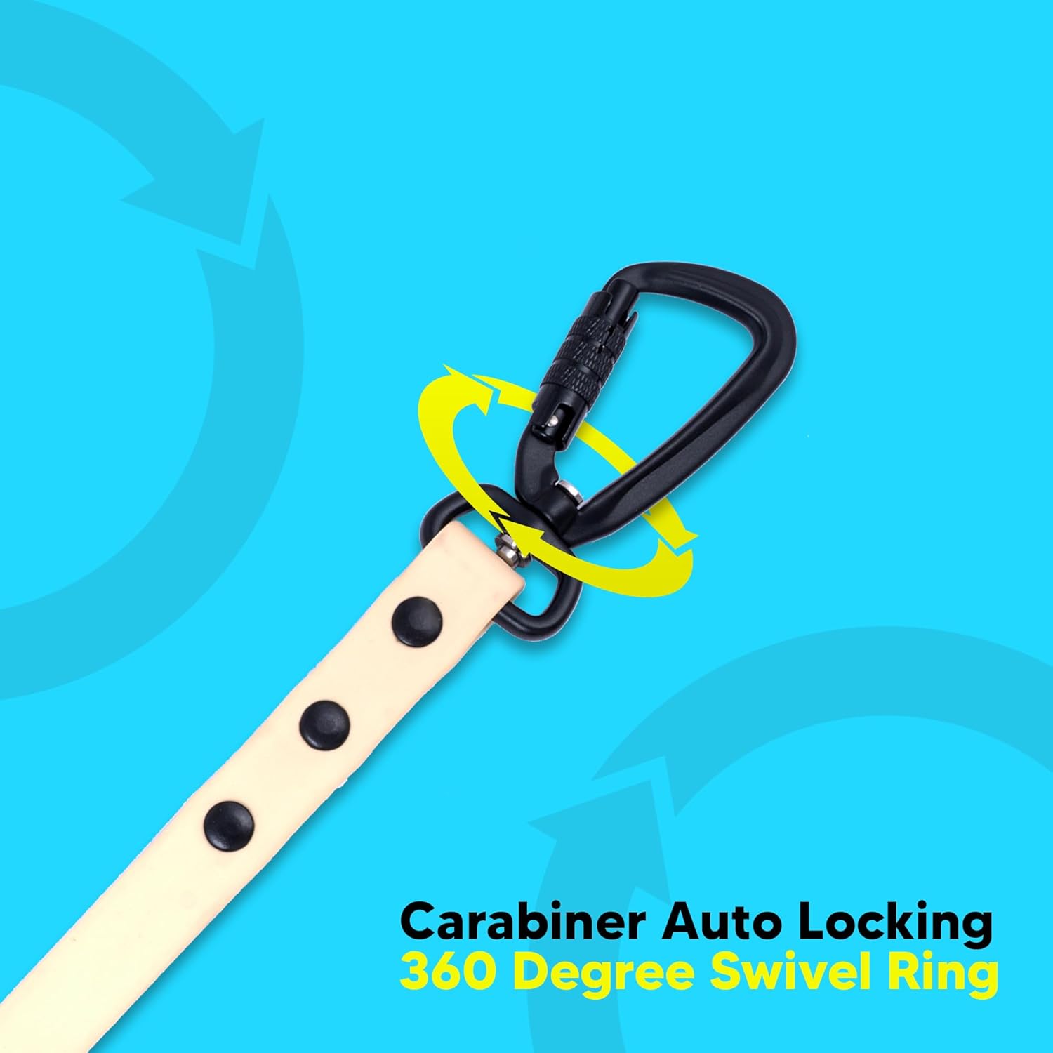 Adil’s Biothane Dog Leash - Waterproof Leashes for Dogs, Metal Hook, Adjustable 5ft Length Suitable for Dogs & Puppies, Ideal for Walking, Running & Training