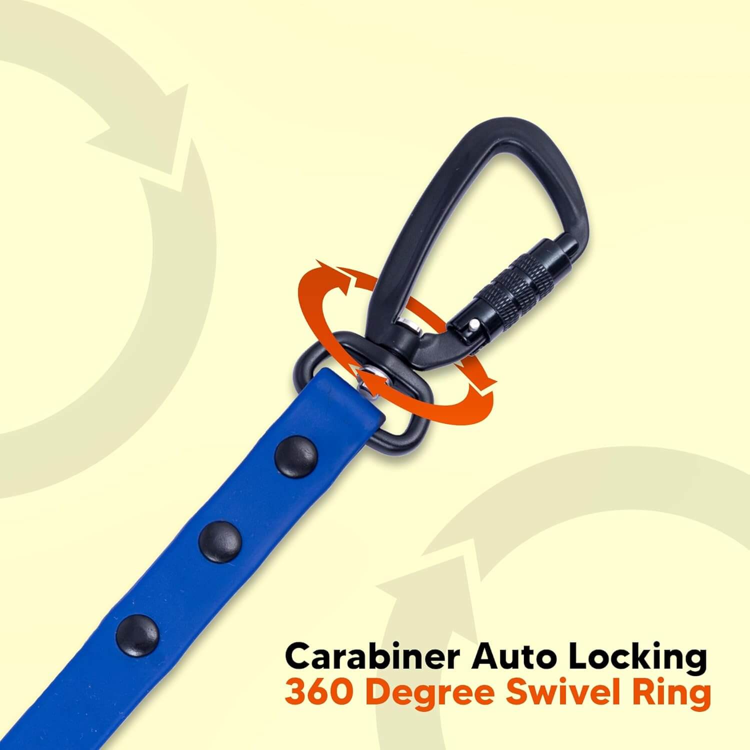 Adil’s Biothane Dog Leash - Waterproof Leashes for Dogs, Metal Hook, Adjustable 5ft Length Suitable for Dogs & Puppies, Ideal for Walking, Running & Training