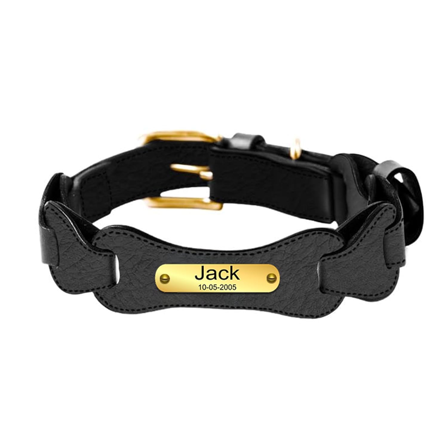 Adil's Leather Personalized Dog Collar (Softy Leather) – 1.5 Inch Wide