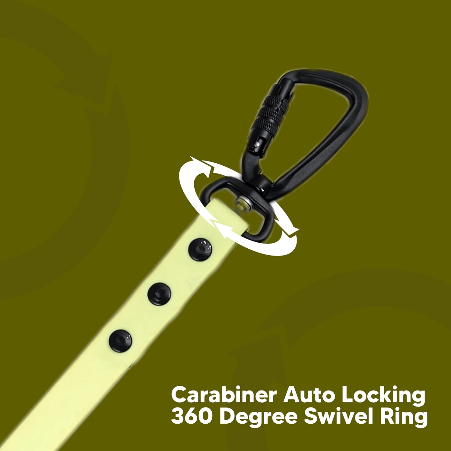 Adil’s Biothane Dog Leash - Waterproof Leashes for Dogs, Metal Hook, Adjustable 5ft Length Suitable for Dogs & Puppies, Ideal for Walking, Running & Training