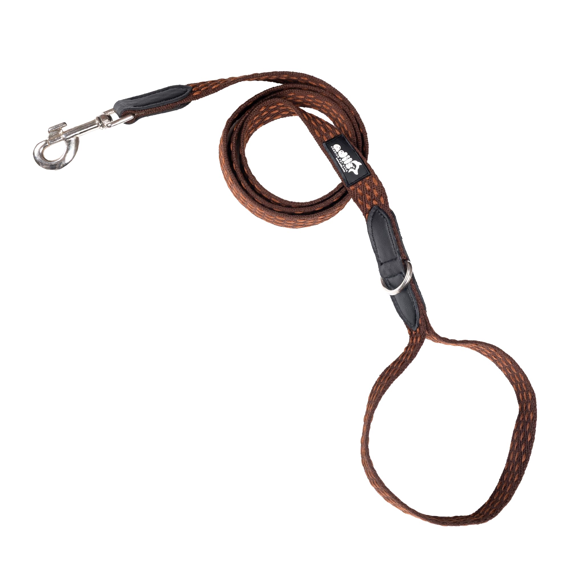 Adil’s 5ft Cotton Dotted Dog Leash with Leather Grip & 360° Swivel Hook – Durable, Comfy & Tangle-Free for All Dog Sizes